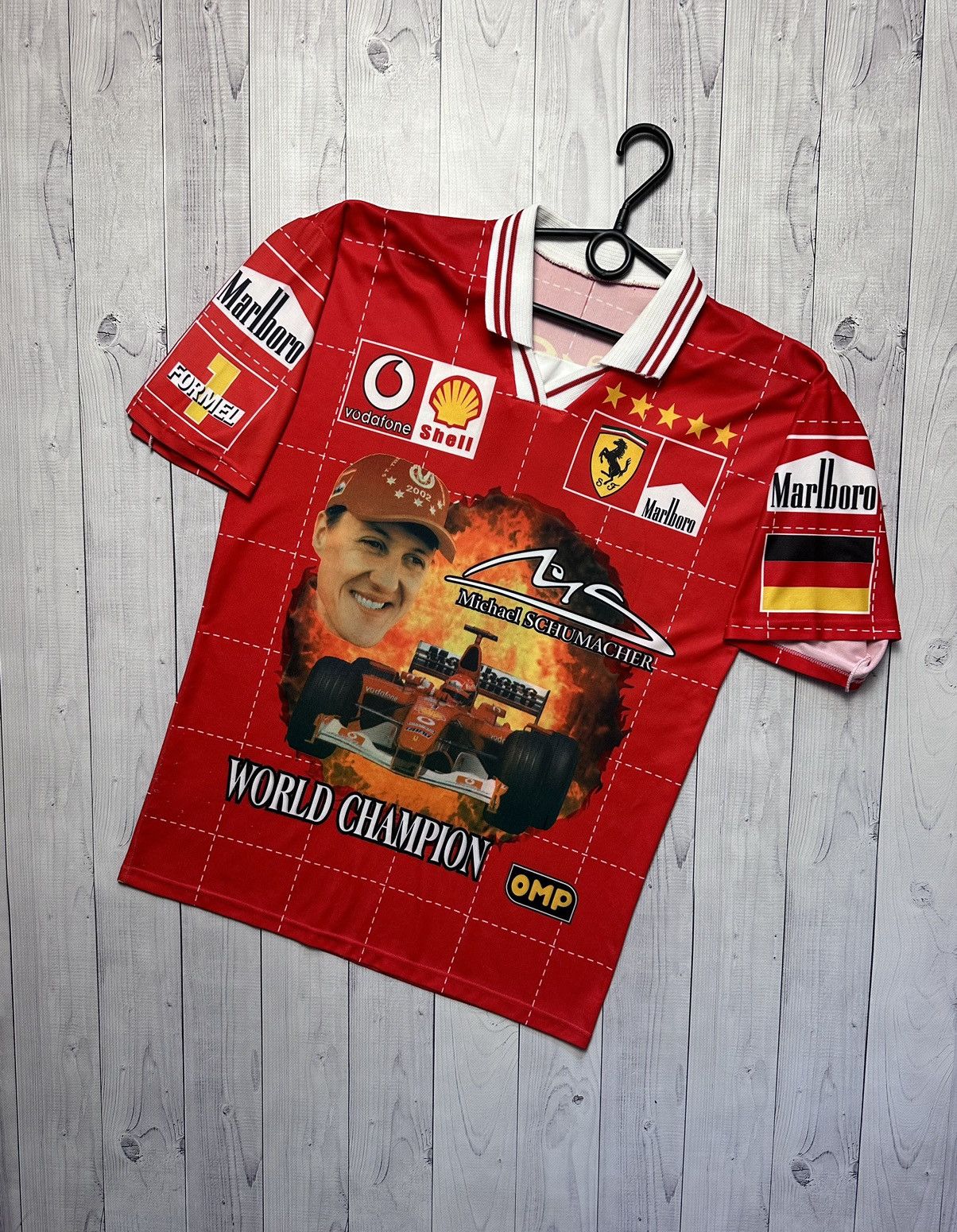 Ferrari × Vintage Vintage Ferrari Schumacher polo logo size M Size US M / EU 48-50 / 2 - 1 Thumbnail