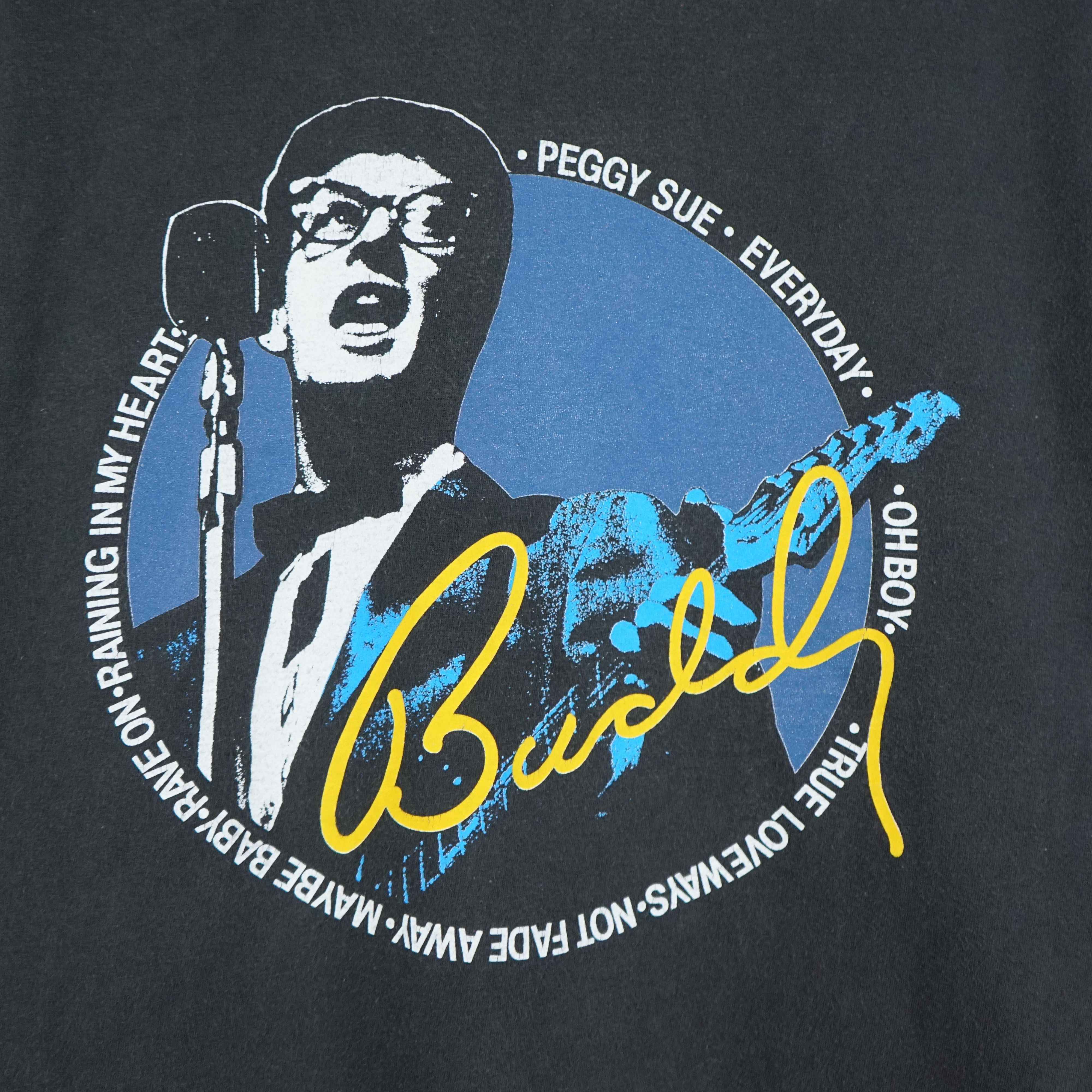 Band Tees × Vintage Vintage Buddy Holly Peggy Sue T-Shirt 1990s Size US L / EU 52-54 / 3 - 2 Thumbnail