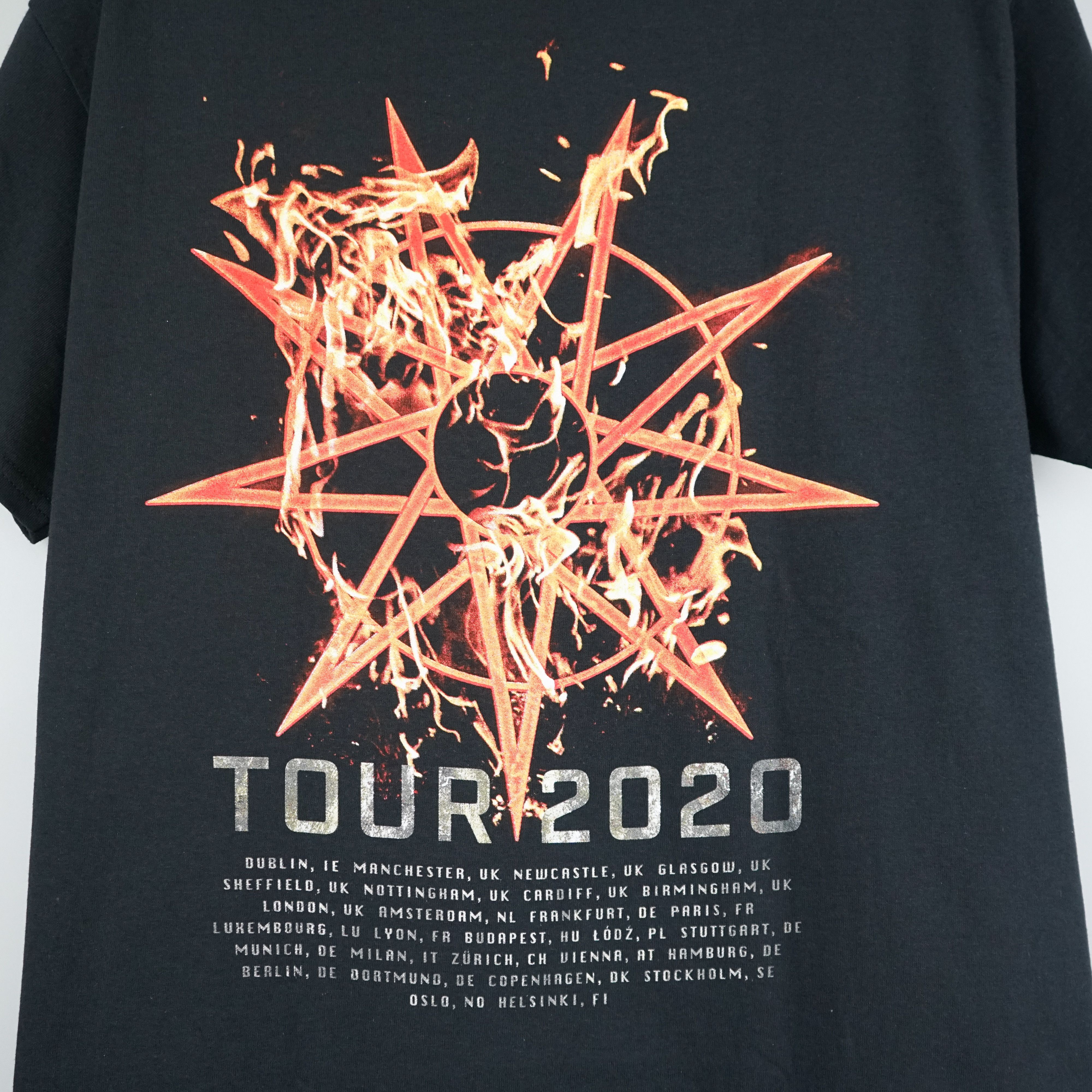 Band Tees × Vintage vintage Slipknot t shirt 2020 tour Size US L / EU 52-54 / 3 - 6 Thumbnail