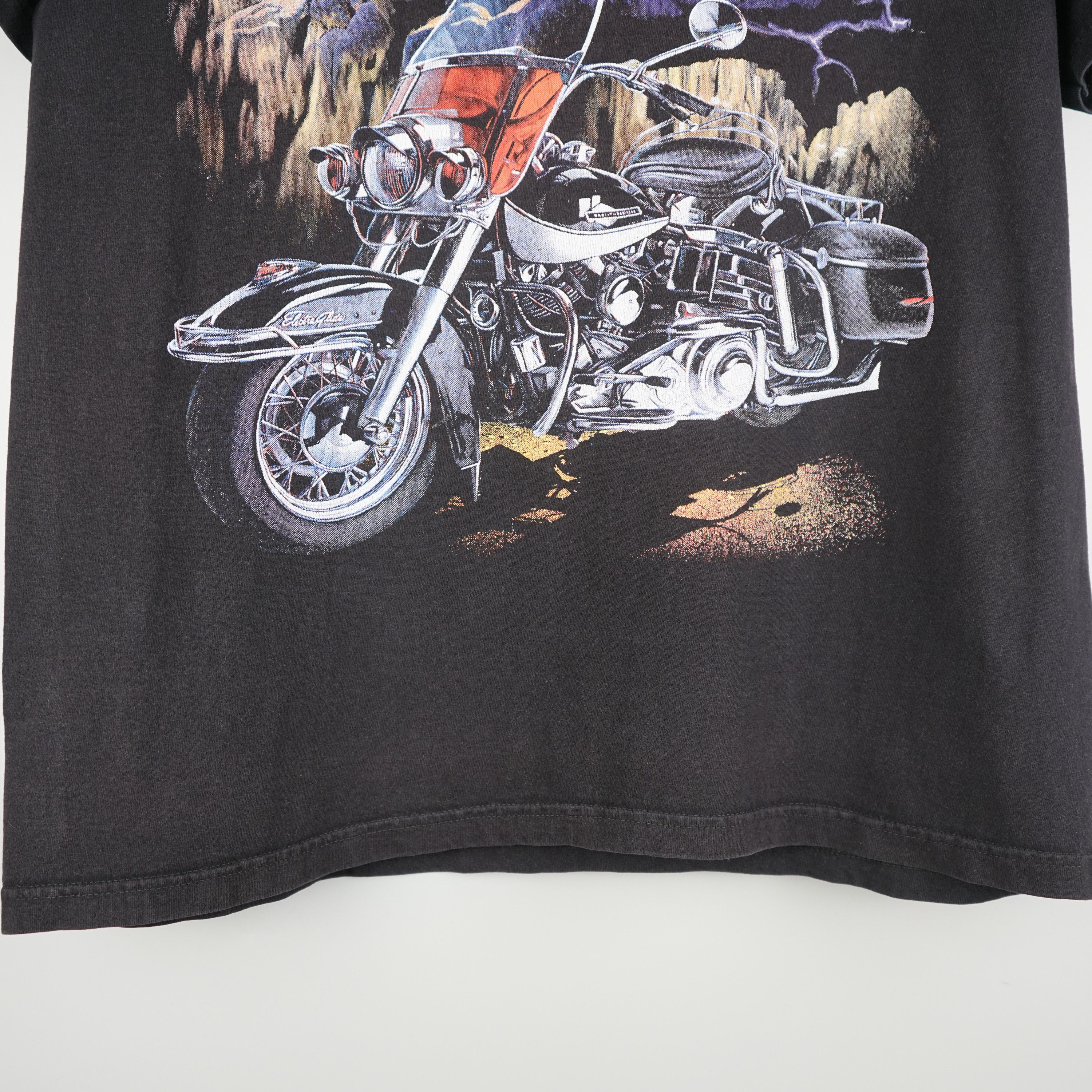 Harley Davidson × Vintage 1990s Brothers In The Wind t-shirt Size US L / EU 52-54 / 3 - 4 Thumbnail