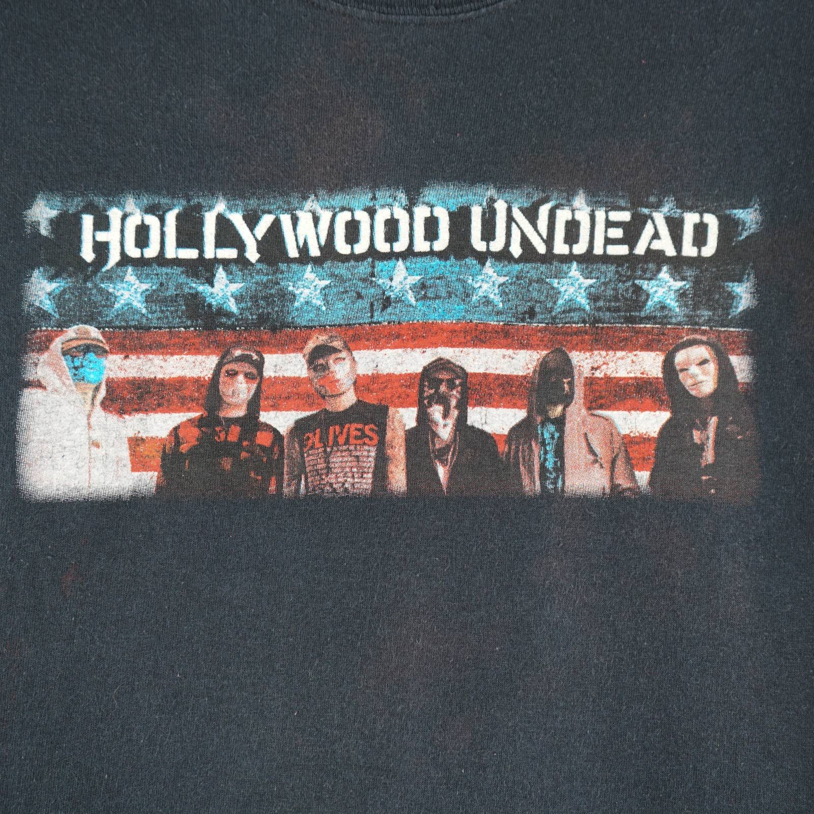 Band Tees × Vintage Vintage 2009 Hoolywood Undead Tour T-Shirt Size US M / EU 48-50 / 2 - 2 Thumbnail