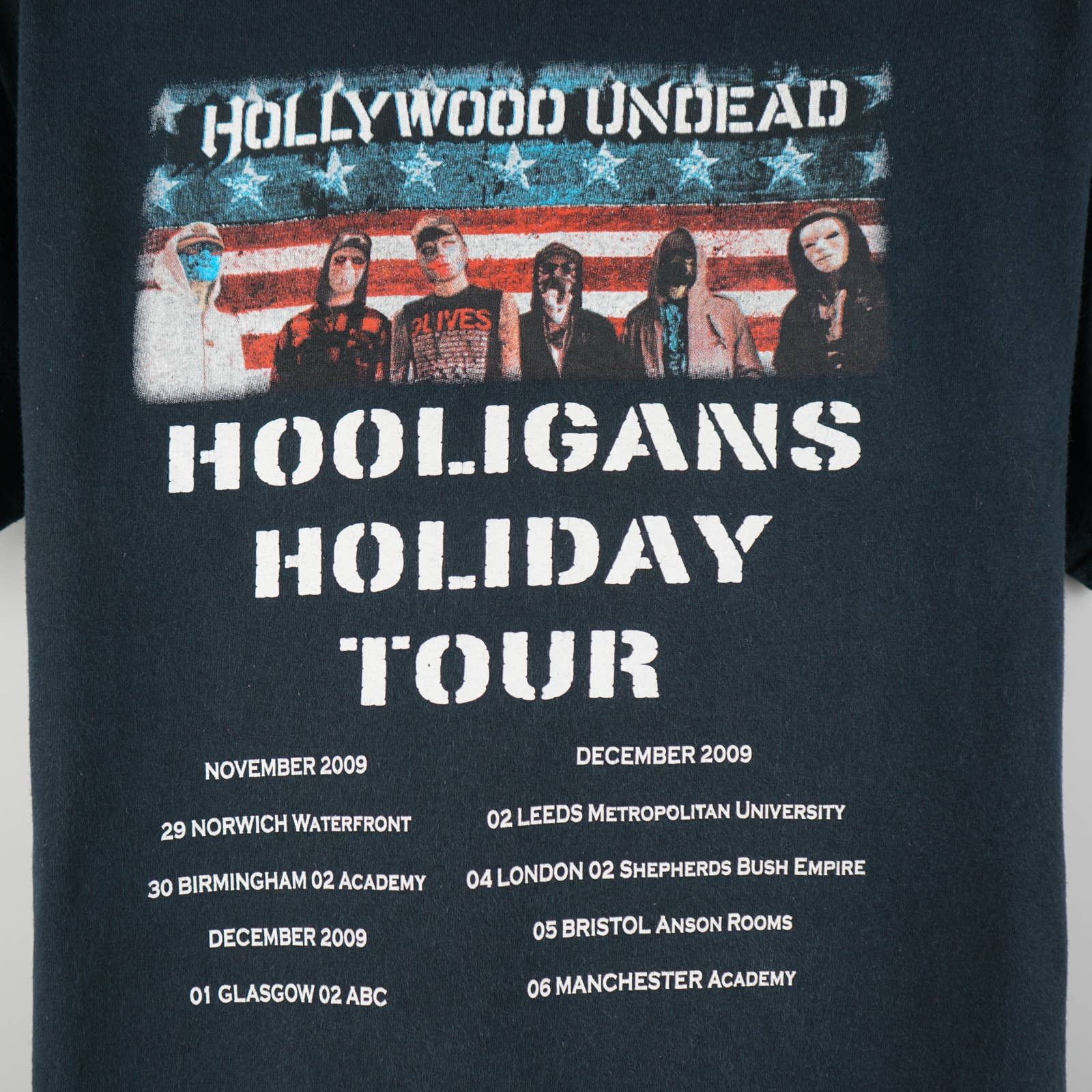 Band Tees × Vintage Vintage 2009 Hoolywood Undead Tour T-Shirt Size US M / EU 48-50 / 2 - 10 Thumbnail