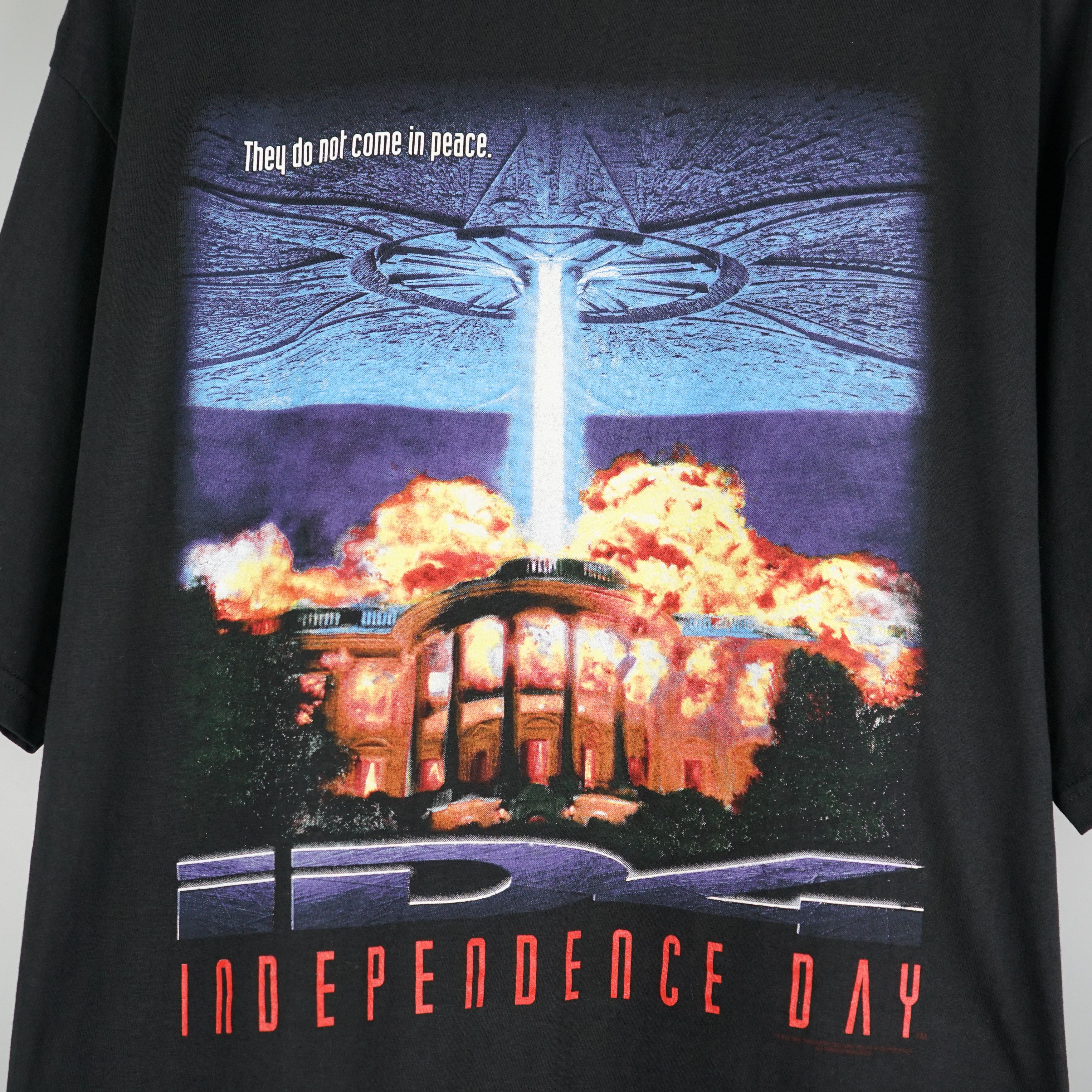 Vintage 1996 Independence Day t-shirt Will Smith Size US XL / EU 56 / 4 - 2 Thumbnail