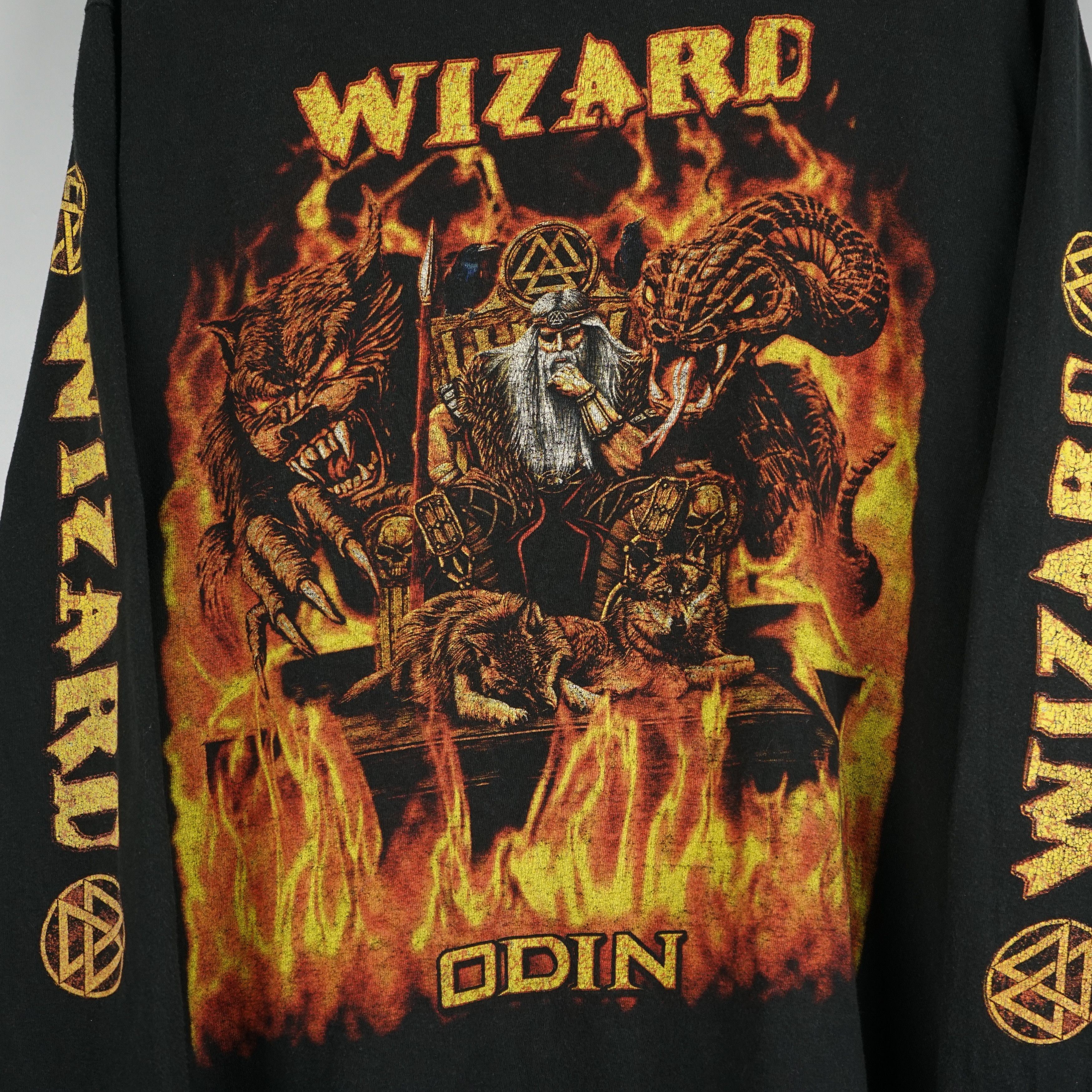 Band Tees × Vintage 2002 Wizard band t-shirt Odin album Size US XL / EU 56 / 4 - 2 Thumbnail