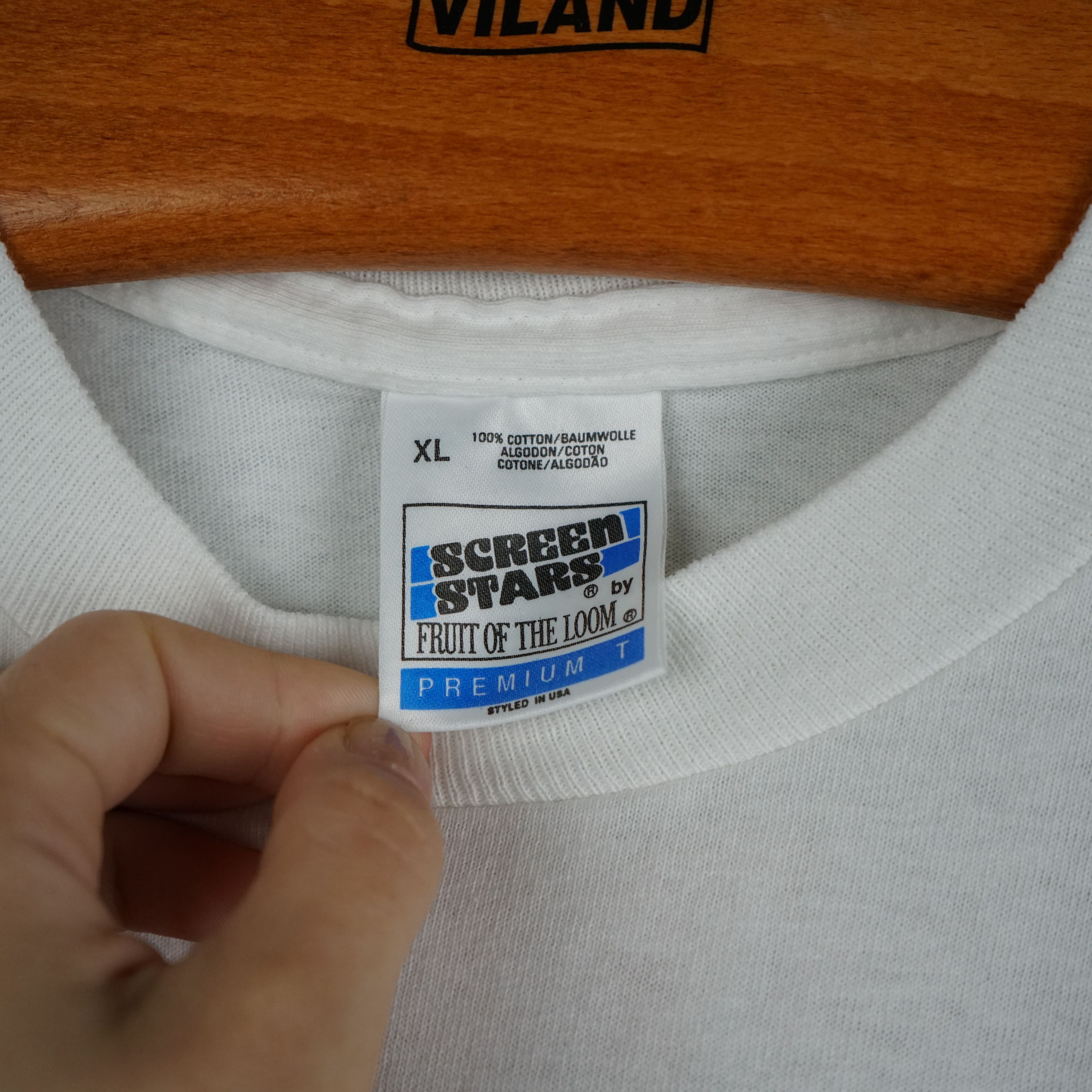 Vintage 90s Diamond Ice Cider Single Stitch t-shirt Size US XL / EU 56 / 4 - 4 Thumbnail