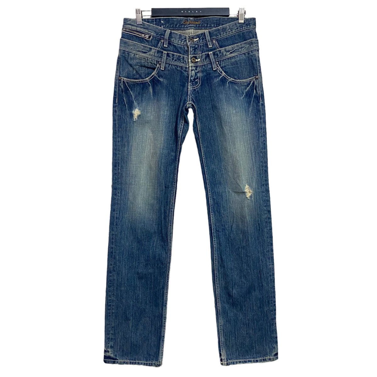 Japanese Brand Japanese Brand ONBOARD Denim Double Waist Jeans Size US 33 - 1 Thumbnail