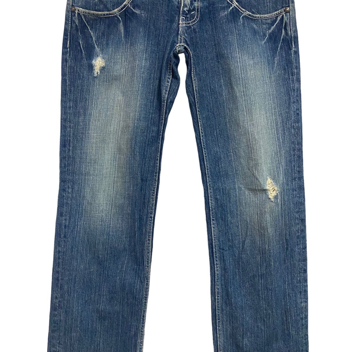Japanese Brand Japanese Brand ONBOARD Denim Double Waist Jeans Size US 33 - 6 Thumbnail