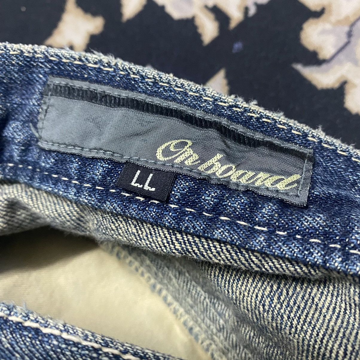 Japanese Brand Japanese Brand ONBOARD Denim Double Waist Jeans Size US 33 - 17 Thumbnail