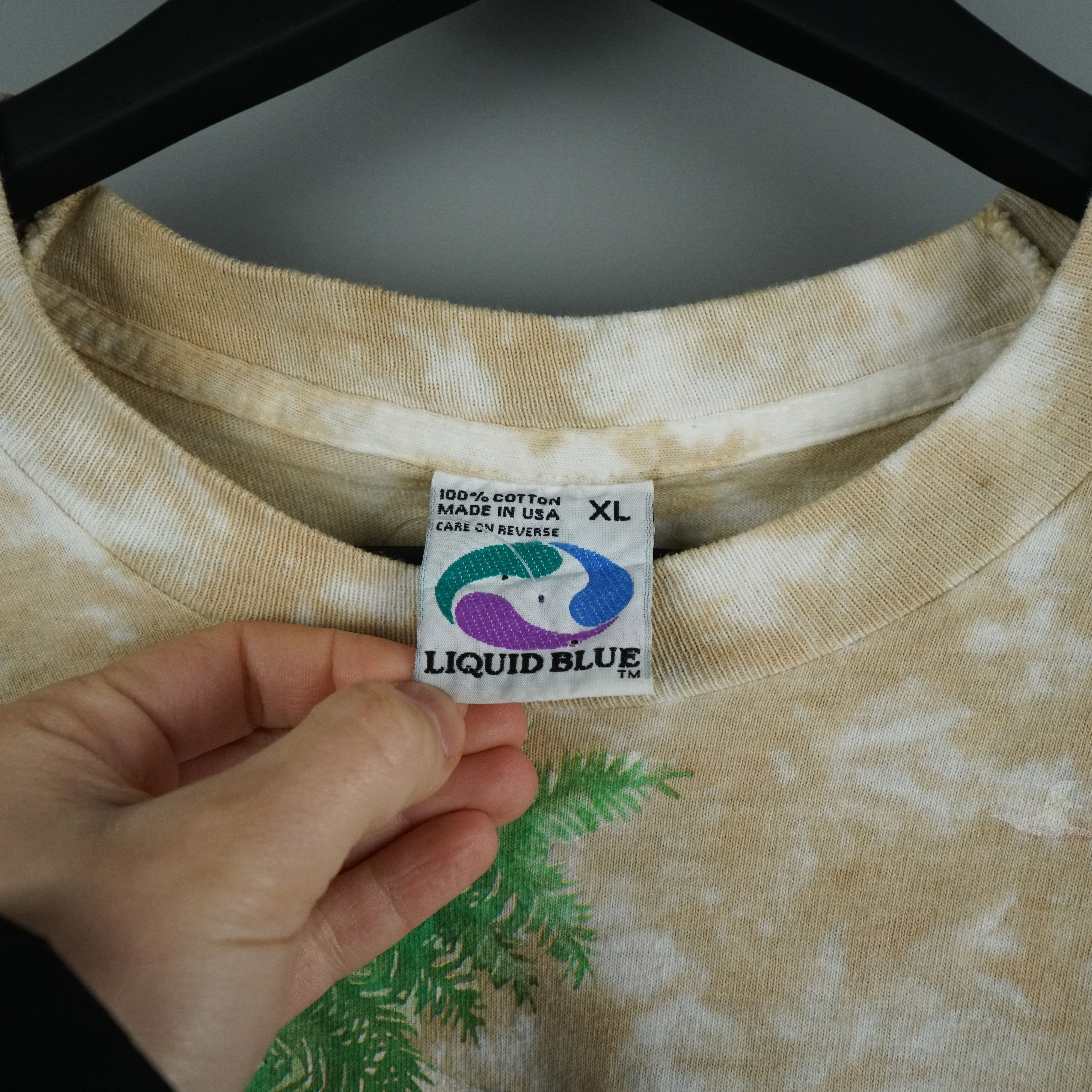 Liquid Blue × Vintage 1991 Preserve the Rainforest t-shirt Size US XL / EU 56 / 4 - 5 Thumbnail