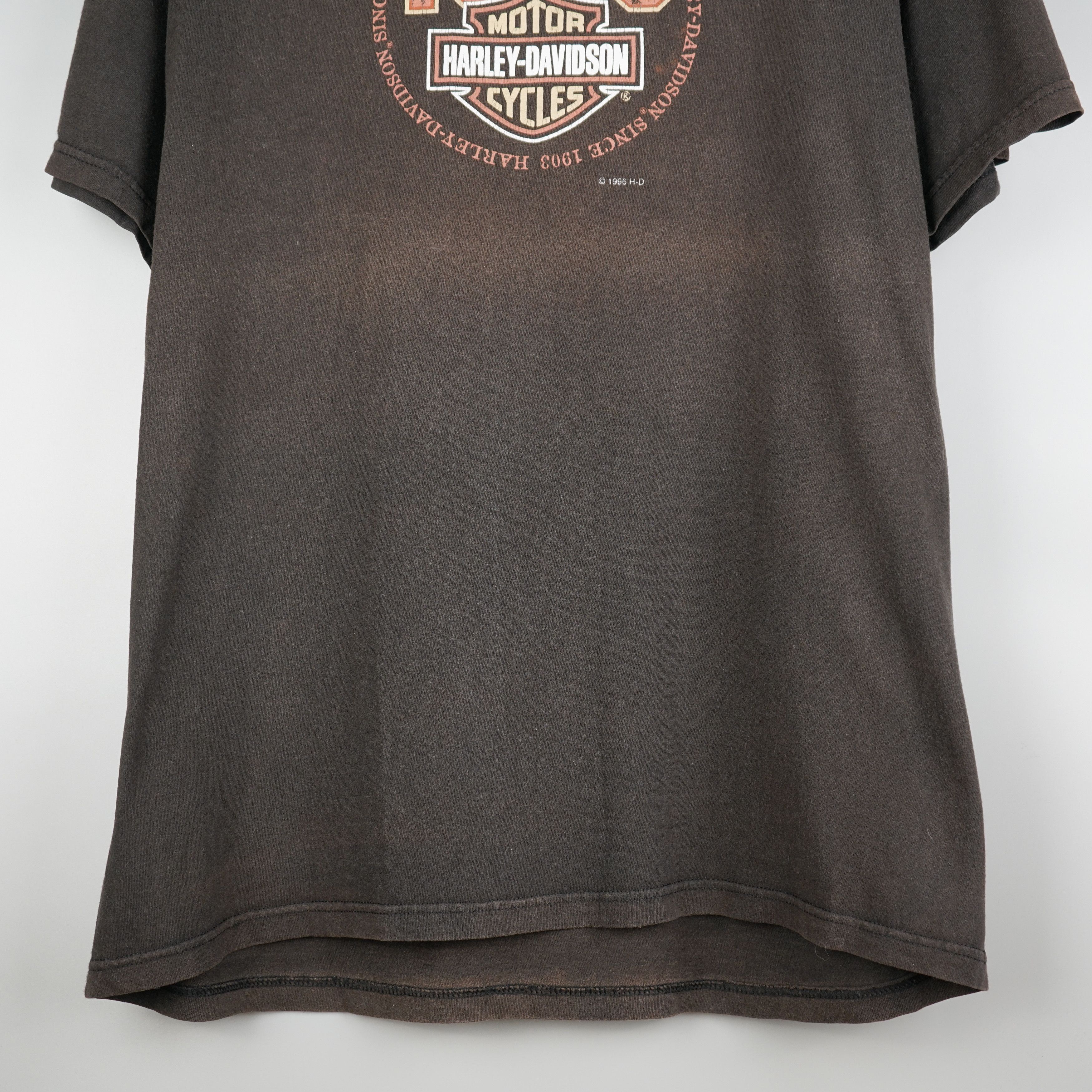 Harley Davidson × Vintage 1996 Harley-Davidson t-shirt est 1903 Size US XL / EU 56 / 4 - 3 Thumbnail