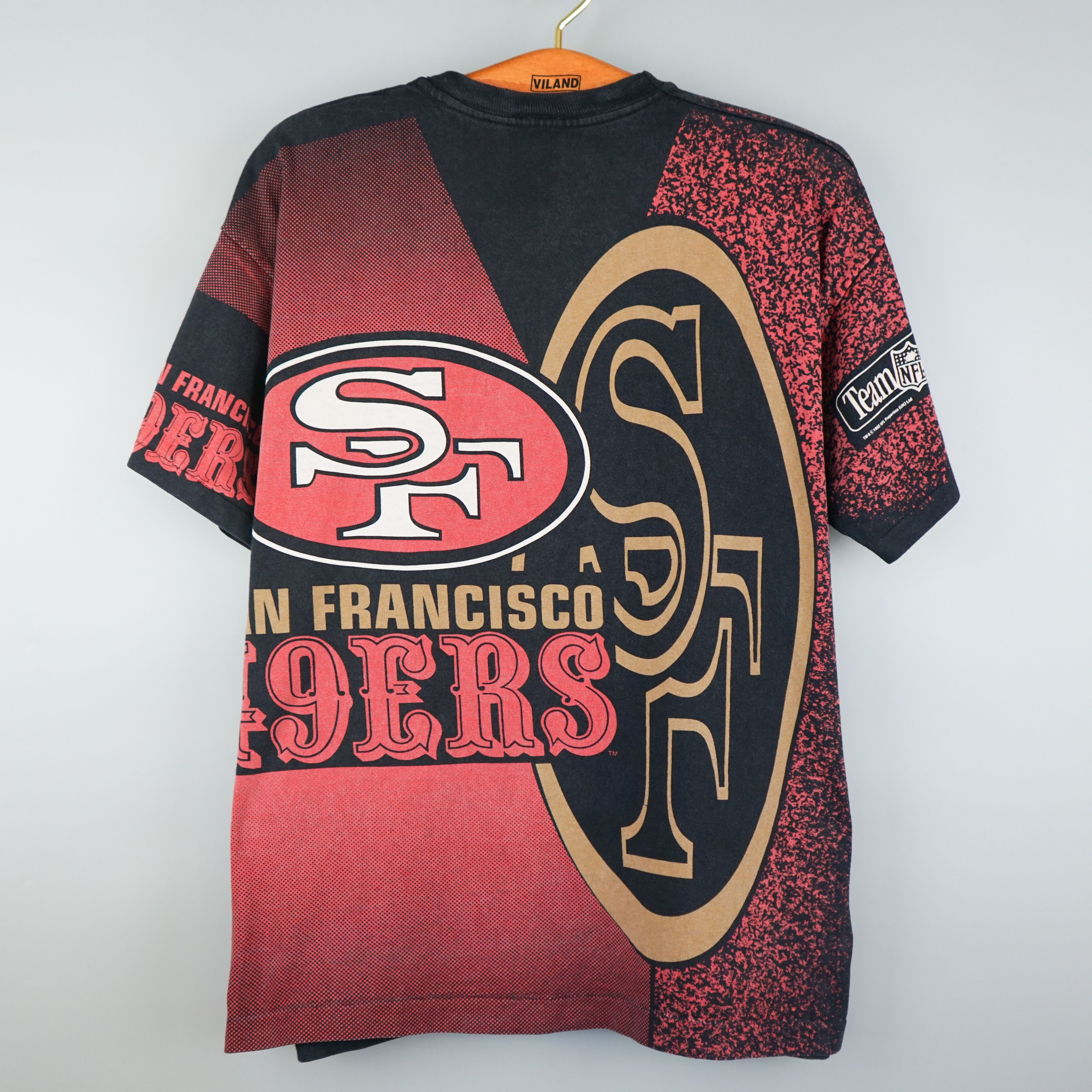 NFL × Vintage Vintage 49ers t shirt 1990s Size US XL / EU 56 / 4 - 7 Thumbnail