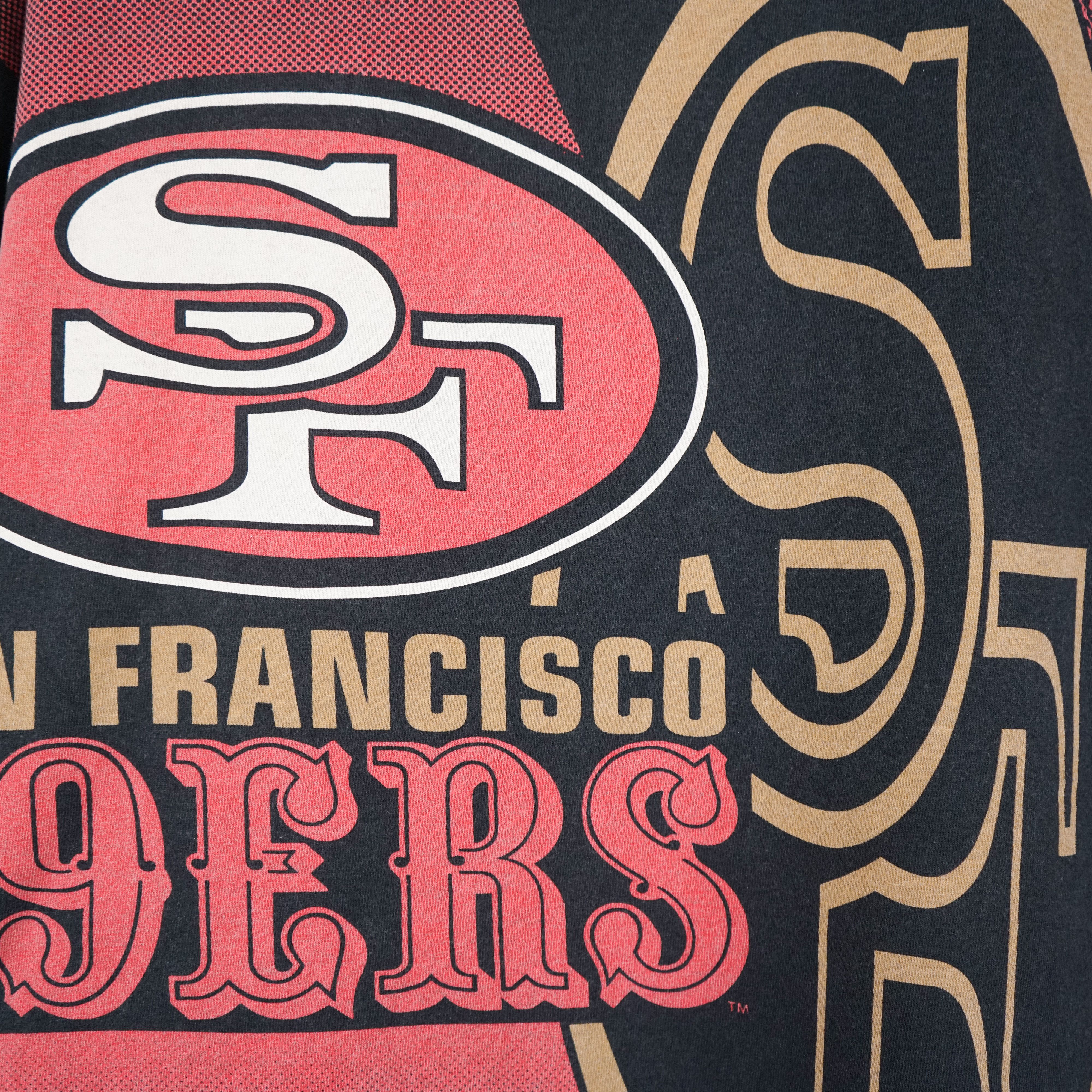 NFL × Vintage Vintage 49ers t shirt 1990s Size US XL / EU 56 / 4 - 9 Thumbnail