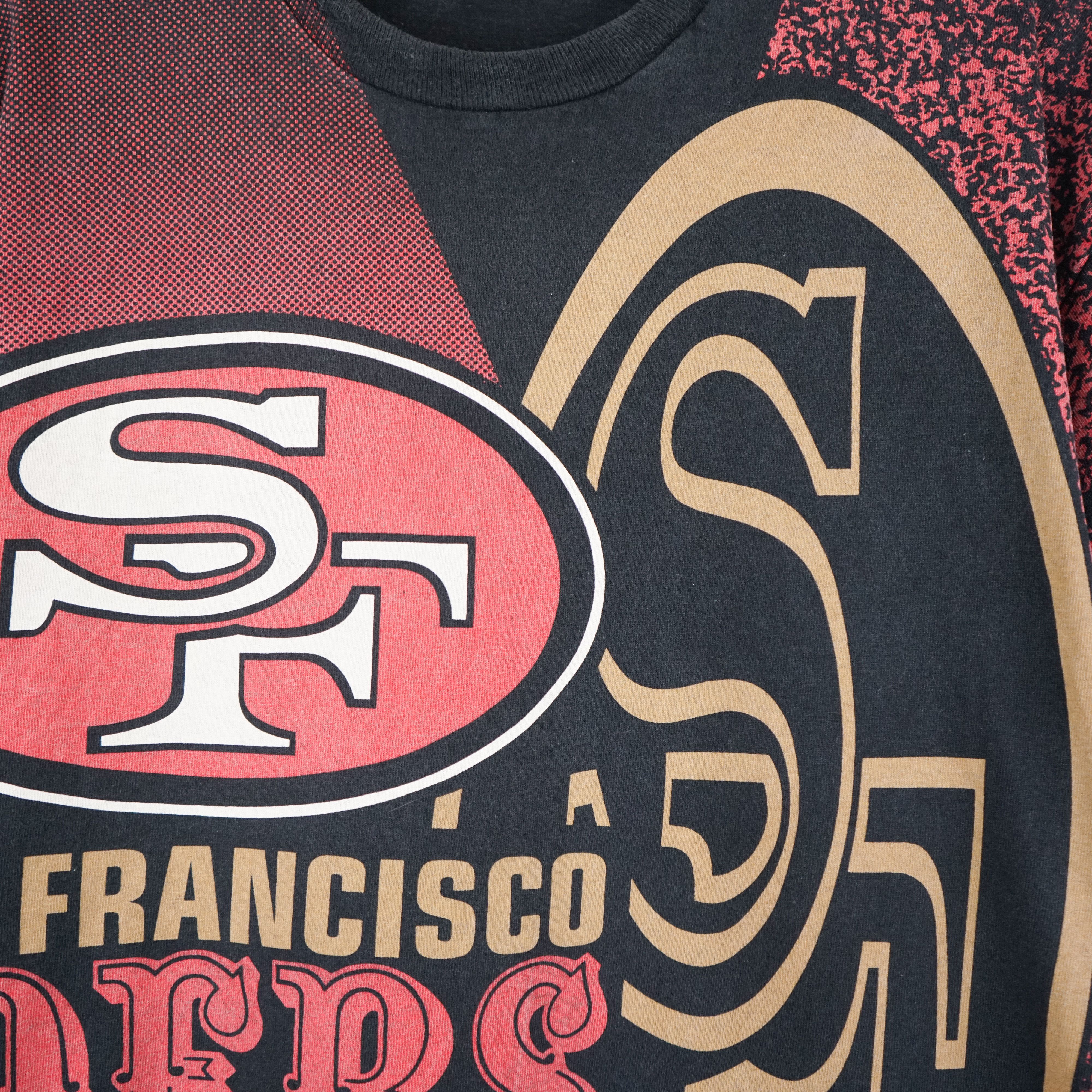 NFL × Vintage Vintage 49ers t shirt 1990s Size US XL / EU 56 / 4 - 2 Thumbnail
