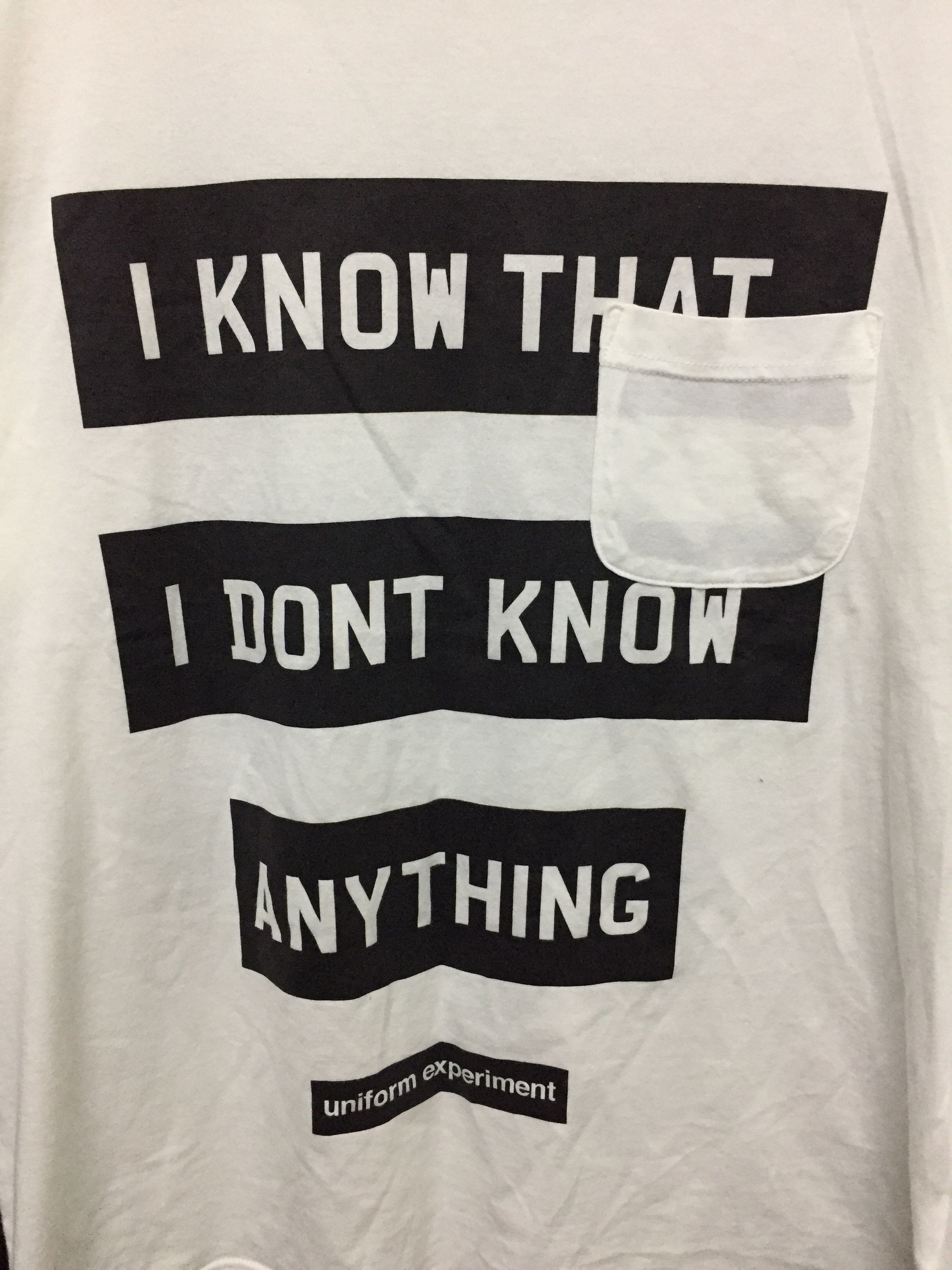 Hiroshi Fujiwara × Sophnet. × uniform experiment Uniform Experiment Anarchy box poem tee Size US M / EU 48-50 / 2 - 3 Thumbnail