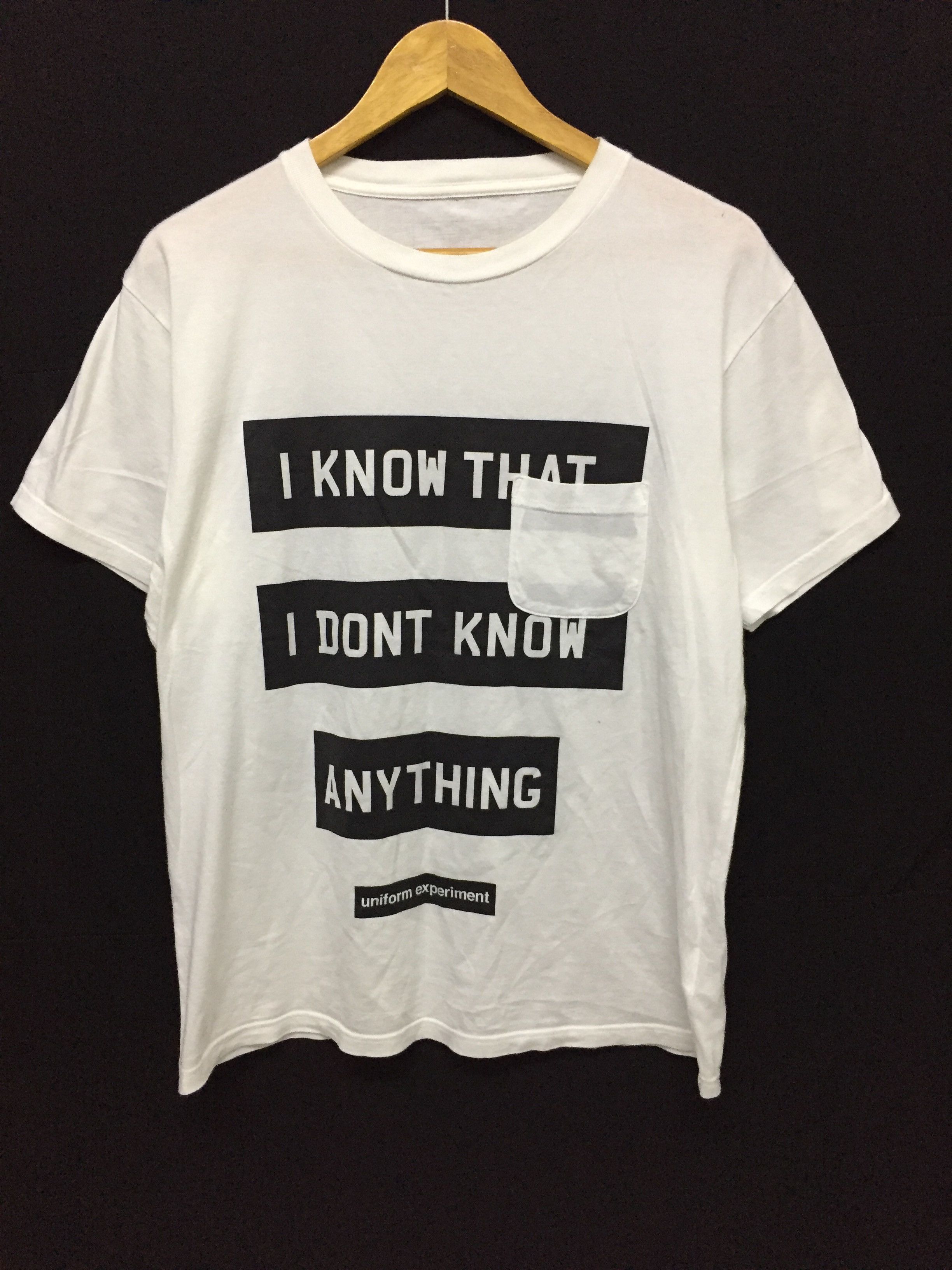Hiroshi Fujiwara × Sophnet. × uniform experiment Uniform Experiment Anarchy box poem tee Size US M / EU 48-50 / 2 - 2 Thumbnail