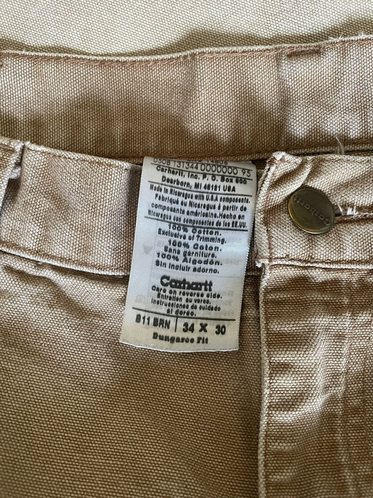 Carhartt Carhartt duck canvas pants Size US 34 / EU 50 - 3 Thumbnail