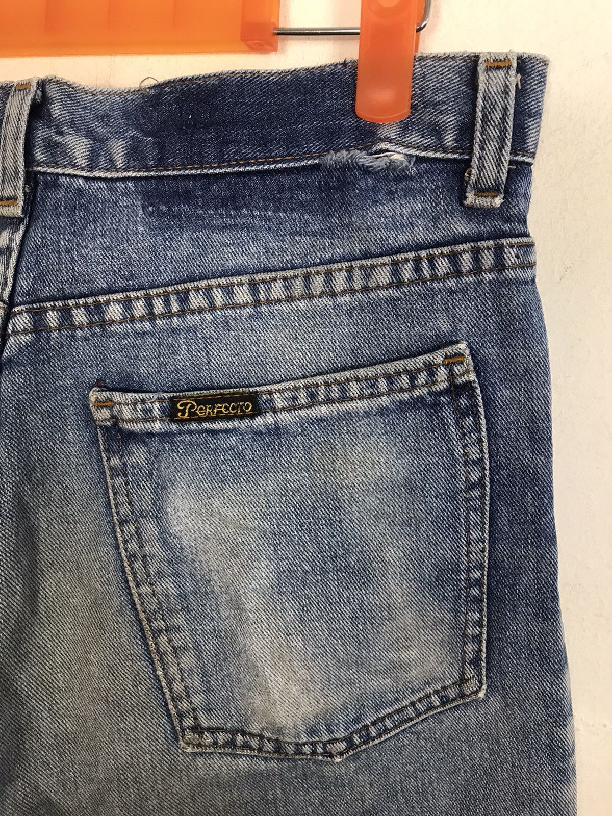 Schott Schott NYC Distressed Denim Jeans Indigo Straight Cut Size US 30 / EU 46 - 5 Thumbnail
