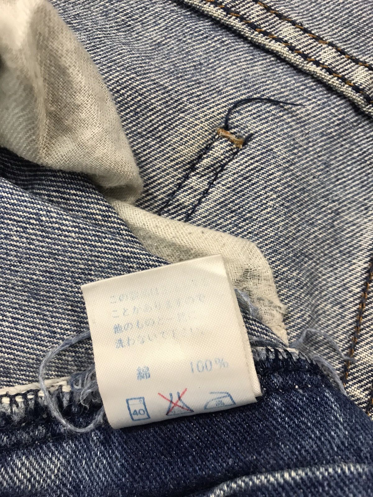Schott Schott NYC Distressed Denim Jeans Indigo Straight Cut Size US 30 / EU 46 - 11 Thumbnail