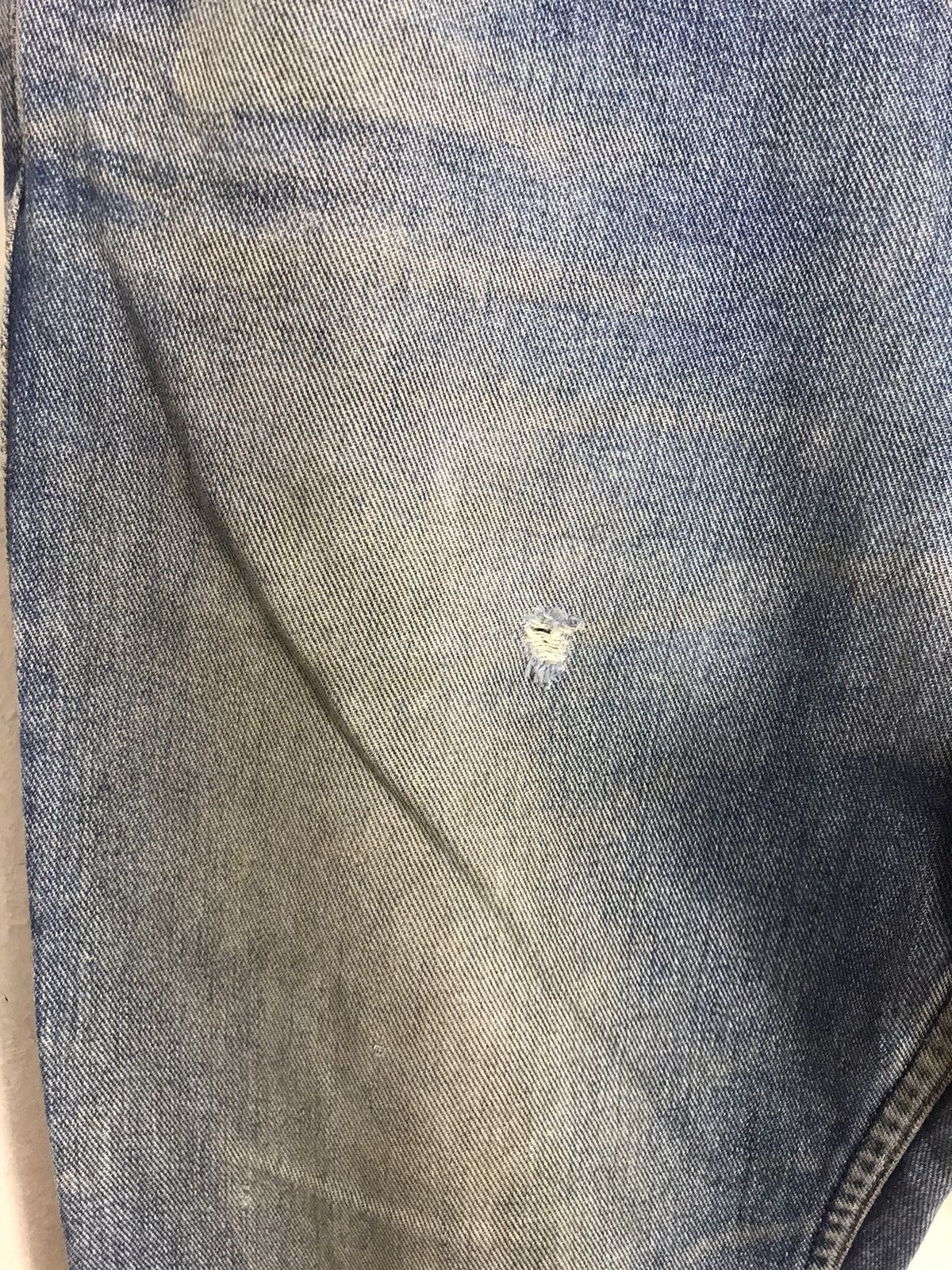 Schott Schott NYC Distressed Denim Jeans Indigo Straight Cut Size US 30 / EU 46 - 20 Thumbnail