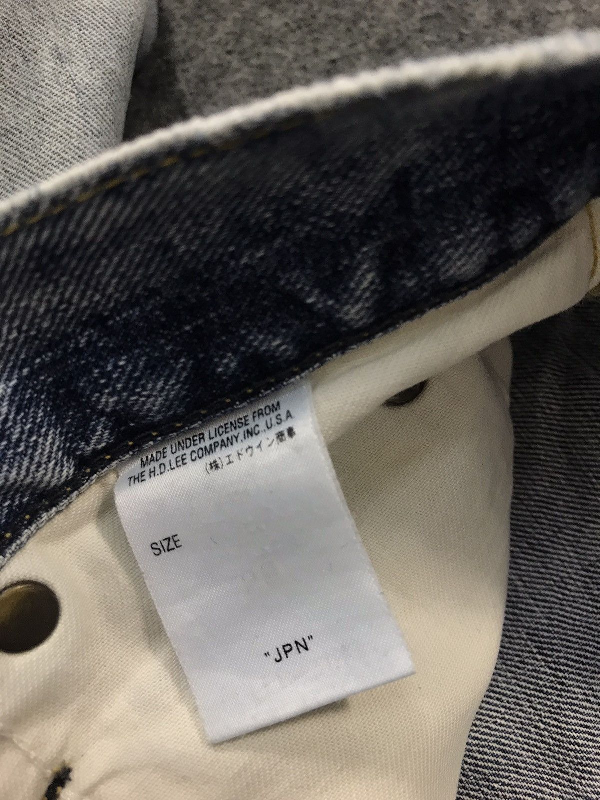 Lee Lee Raiders Sanforized Indigo Straight Cut Size Waist 29 Size US 29 - 9 Thumbnail