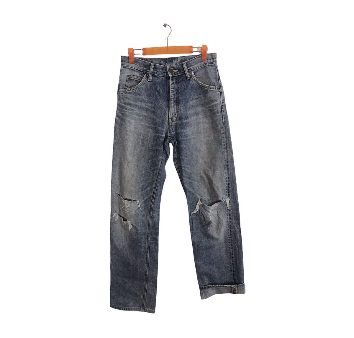 Lee Lee Raiders Sanforized Indigo Straight Cut Size Waist 29 Size US 29 - 1 Thumbnail