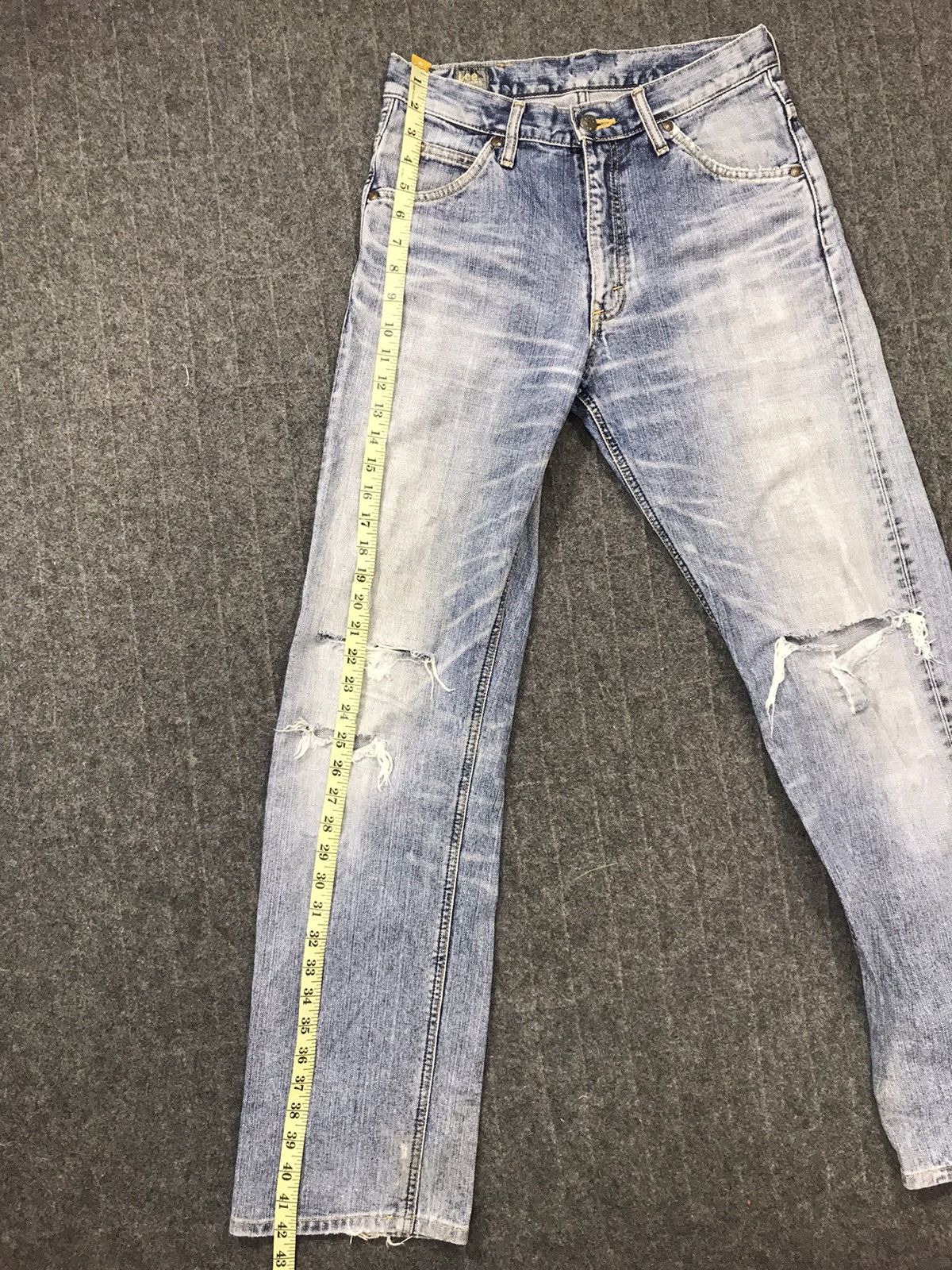 Lee Lee Raiders Sanforized Indigo Straight Cut Size Waist 29 Size US 29 - 12 Thumbnail