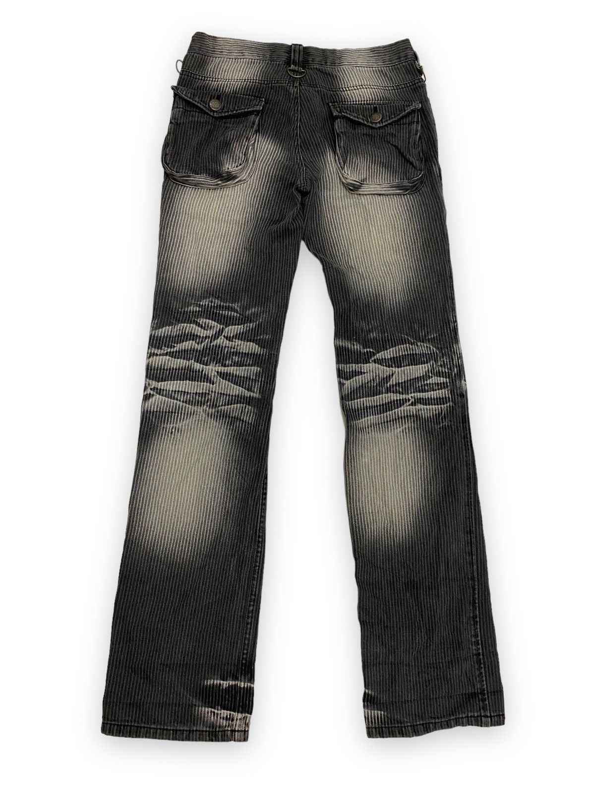 LOWBOX Rare! Low Box Distressed Style Flared Corduroy Jean Pant Size US 29 - 2 Thumbnail