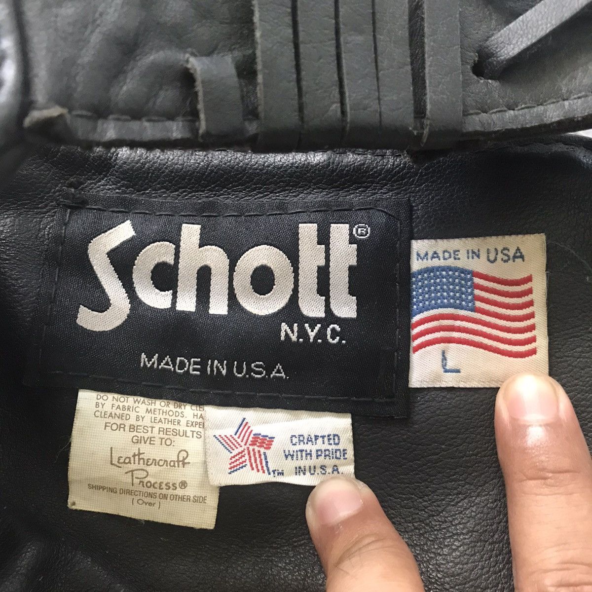 Leather × Schott Schott NYC Motorcycle Leather Chaps Pant Size US 38 / EU 54 - 24 Thumbnail