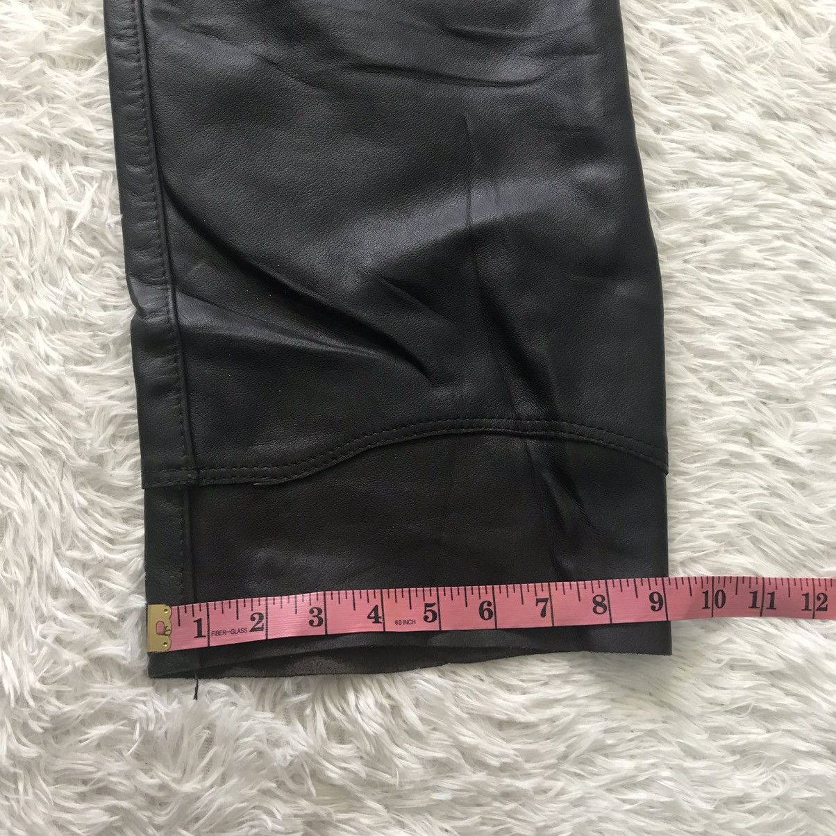 Leather × Schott Schott NYC Motorcycle Leather Chaps Pant Size US 38 / EU 54 - 23 Thumbnail