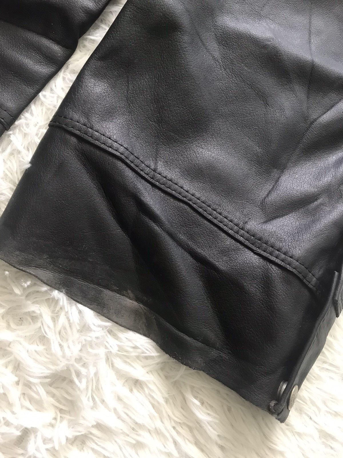 Leather × Schott Schott NYC Motorcycle Leather Chaps Pant Size US 38 / EU 54 - 17 Thumbnail