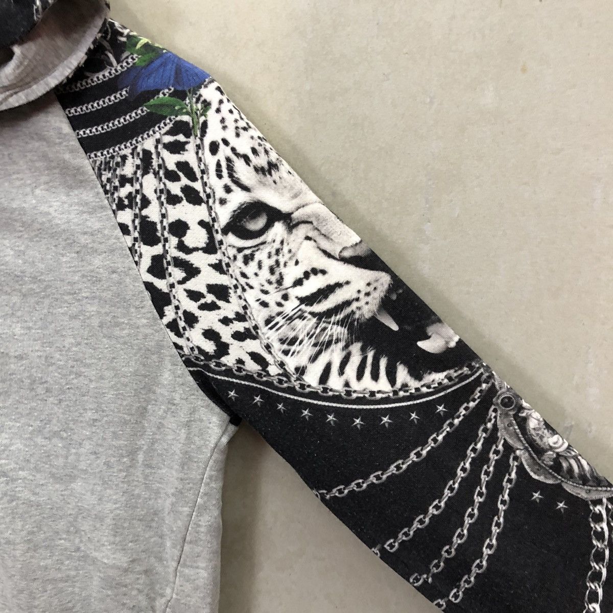 Zara Zara White Tiger Hoodie Sweater Size US M / EU 48-50 / 2 - 8 Thumbnail