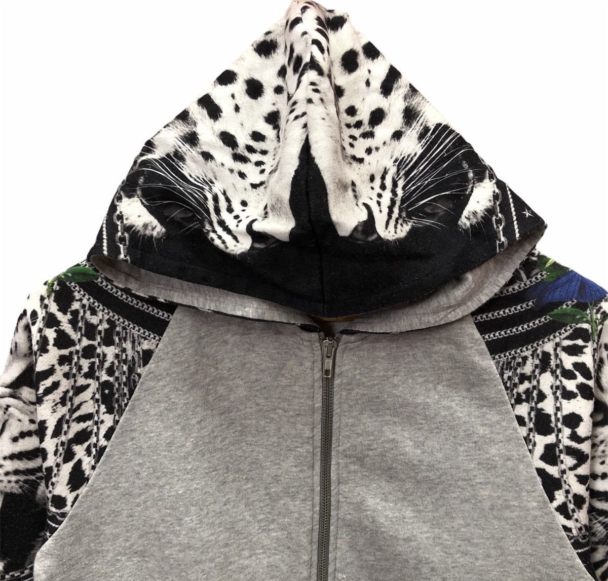Zara Zara White Tiger Hoodie Sweater Size US M / EU 48-50 / 2 - 4 Thumbnail