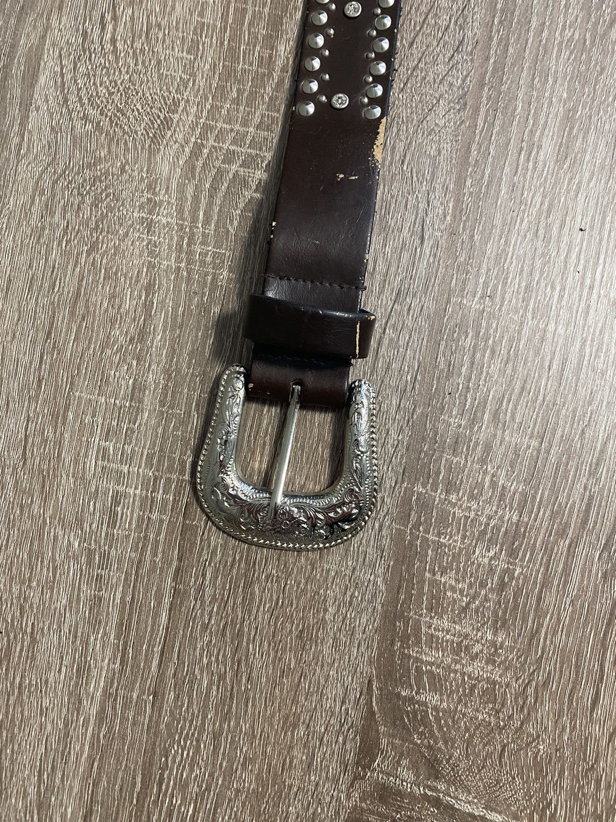 Cowboy Equipment Vintage 90s Cowboy Rhinestones belt BB Simon Style Size ONE SIZE - 3 Thumbnail