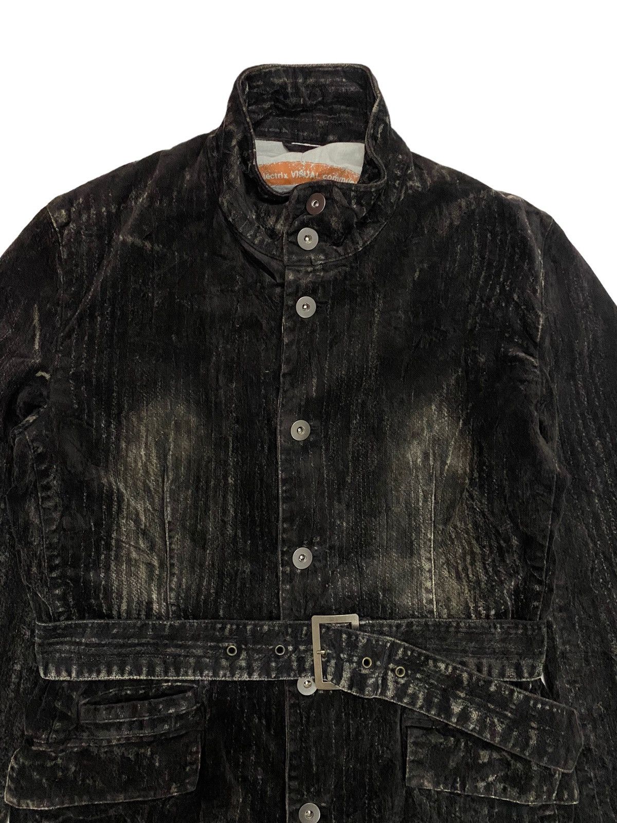 Japanese Brand Mossimo Mad Punk Suede Trashed Jacket Size US M / EU 48-50 / 2 - 4 Thumbnail