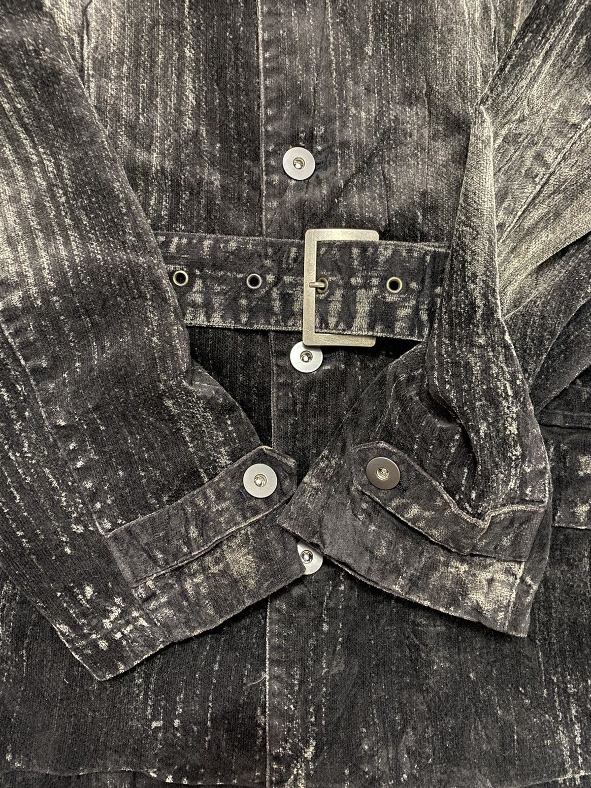 Japanese Brand Mossimo Mad Punk Suede Trashed Jacket Size US M / EU 48-50 / 2 - 10 Thumbnail