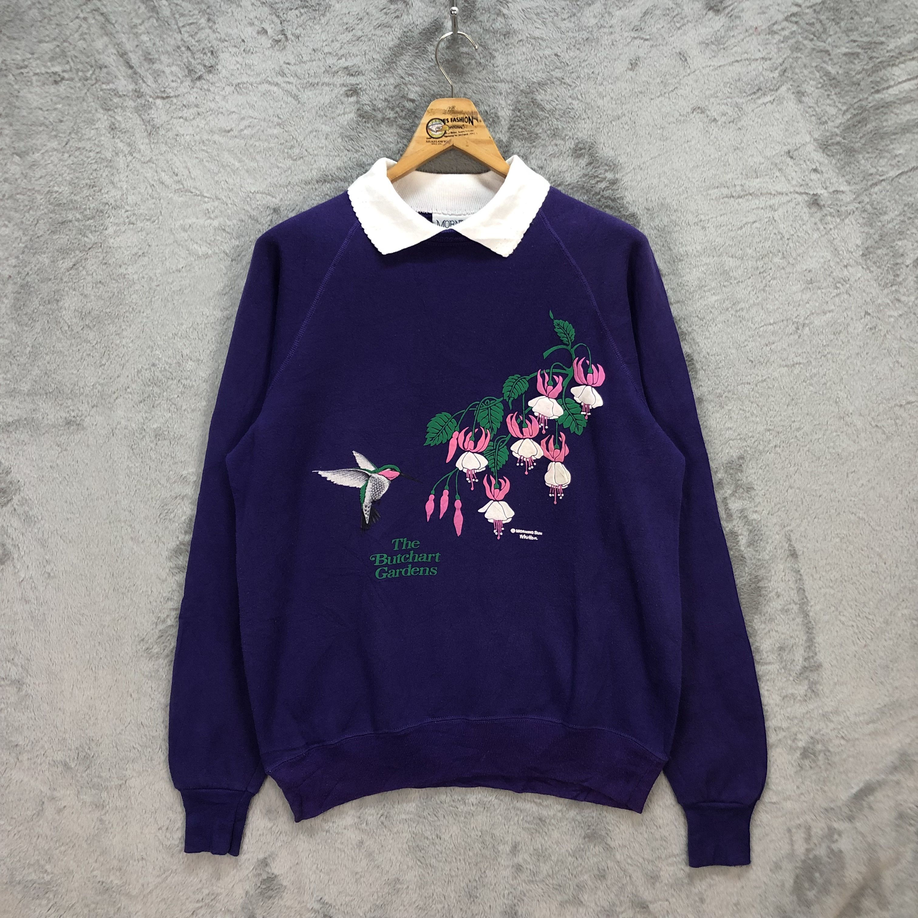 Vintage Morning Sun X Lee Collared Blue Sweatshirt #5832-209