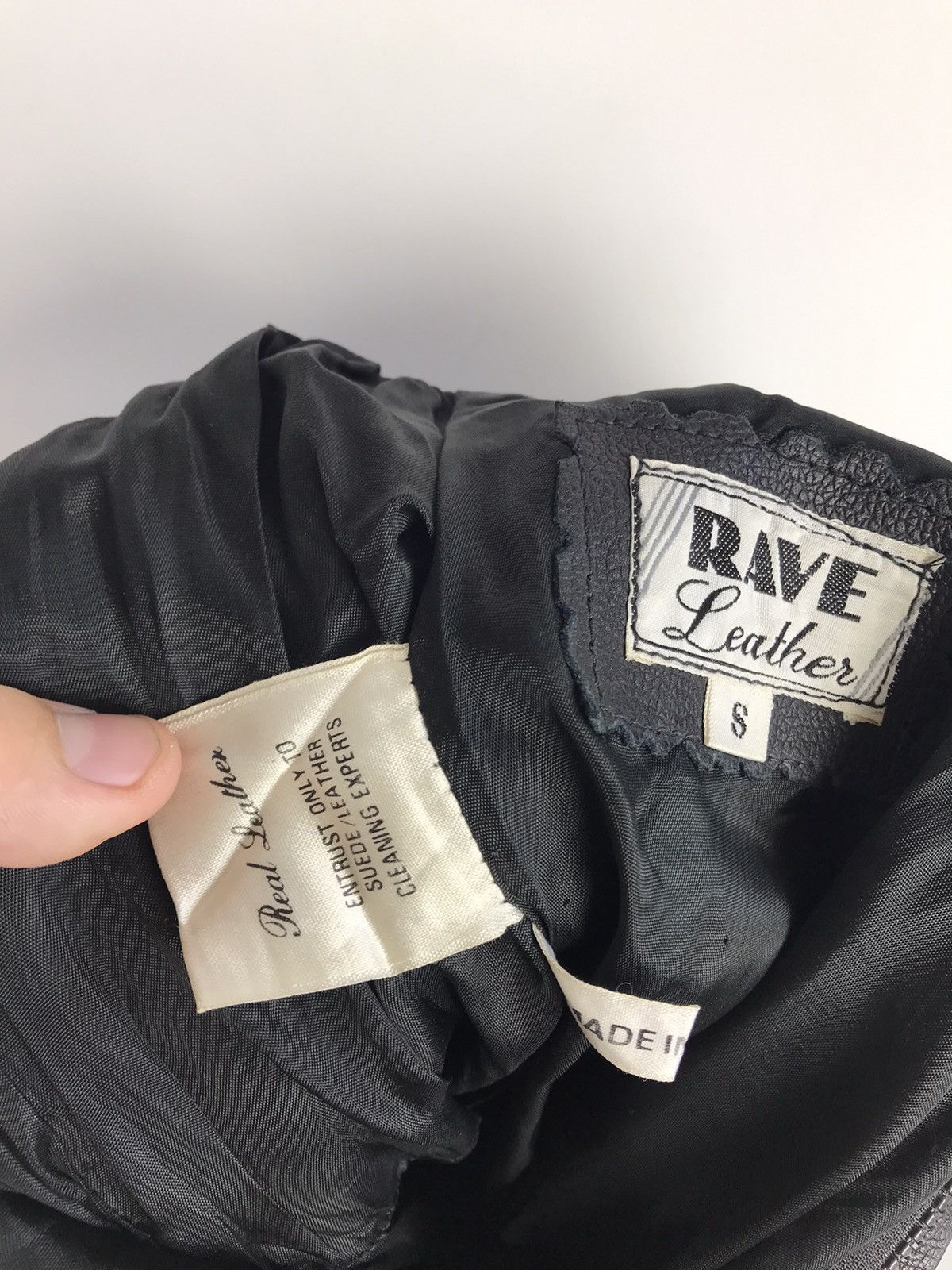 Genuine Leather Vintage Racing Biker Y2K Rave Leather Heavy Pants Size US 30 / EU 46 - 9 Thumbnail