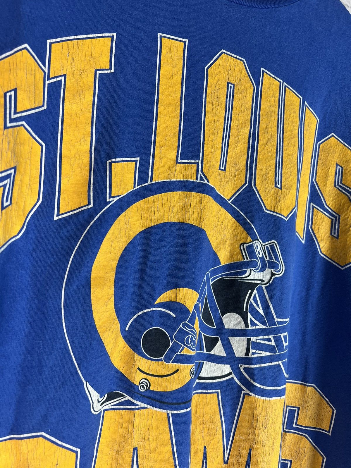 NFL Vintage 1995 NFL ST LOUIS RAMS tshirt Size US L / EU 52-54 / 3 - 3 Thumbnail