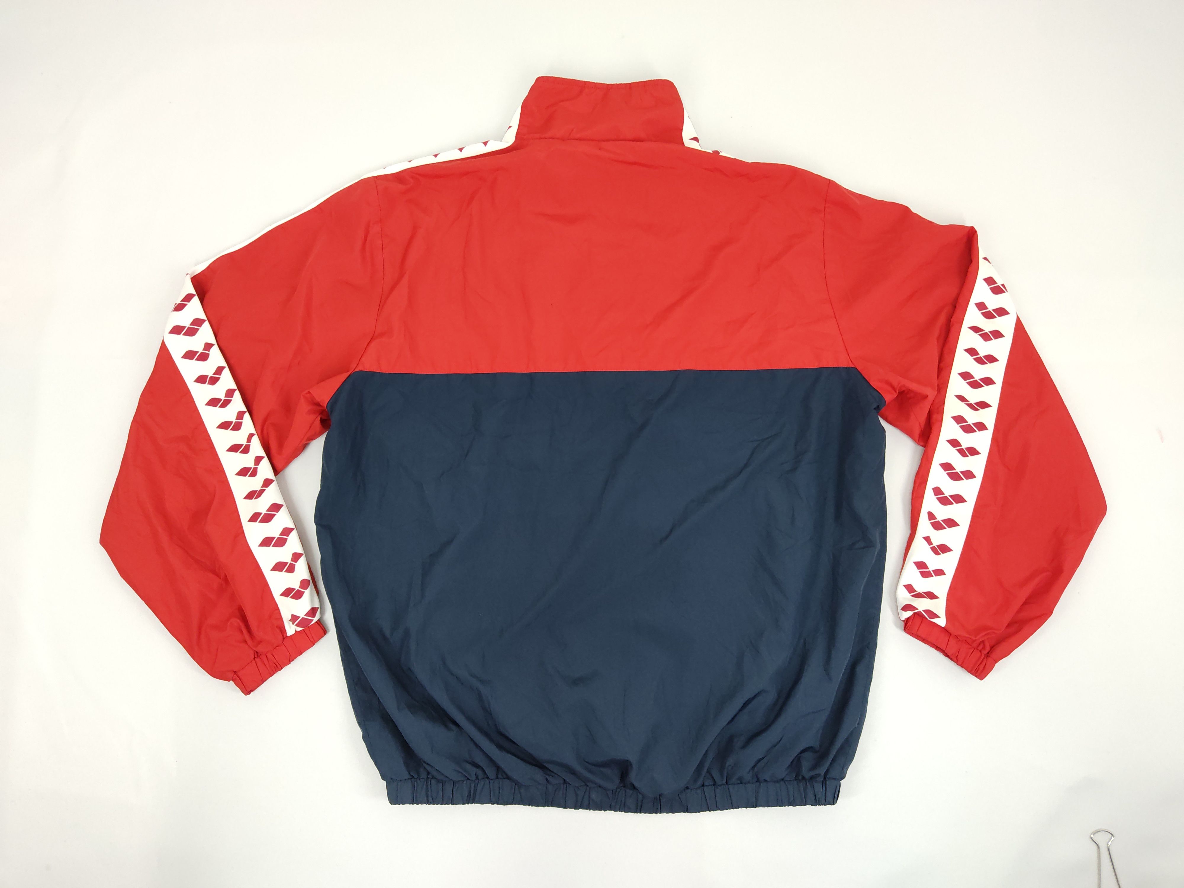 Japanese Brand Vintage Arena Windbreaker Sport Jogger Jacket Side Tape Size US S / EU 44-46 / 1 - 8 Thumbnail