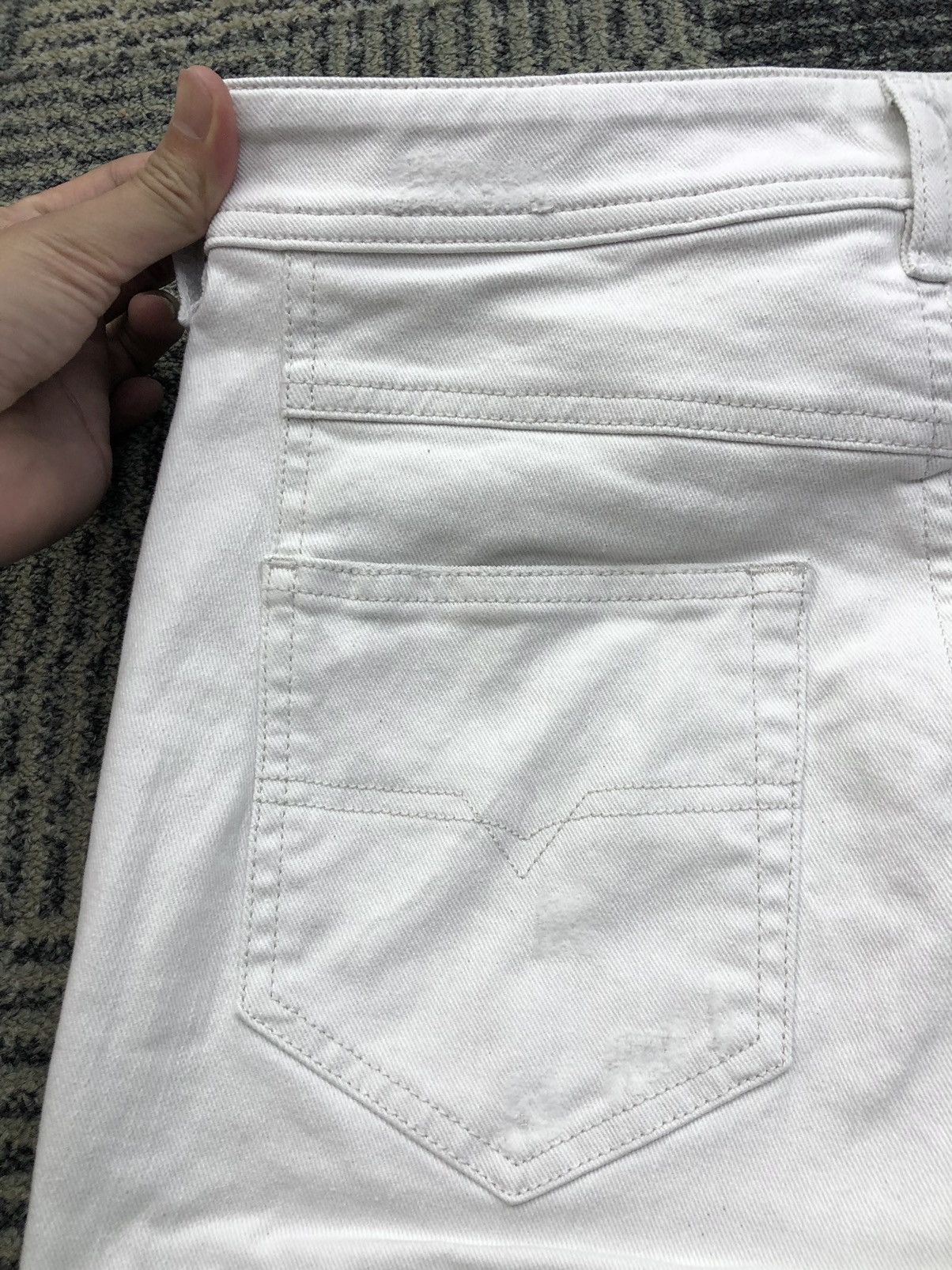 Diesel Diesel Reen-Patch Stretch Regular Straight Distressed Jeans Size US 28 / EU 44 - 14 Thumbnail
