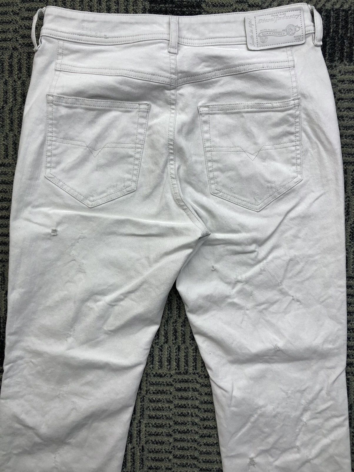 Diesel Diesel Reen-Patch Stretch Regular Straight Distressed Jeans Size US 28 / EU 44 - 11 Thumbnail