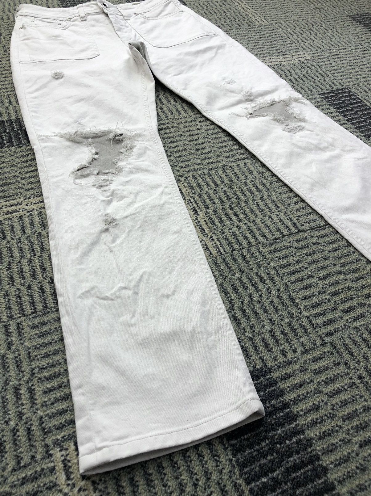 Diesel Diesel Reen-Patch Stretch Regular Straight Distressed Jeans Size US 28 / EU 44 - 5 Thumbnail