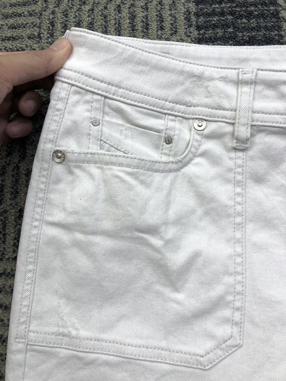 Diesel Diesel Reen-Patch Stretch Regular Straight Distressed Jeans Size US 28 / EU 44 - 8 Thumbnail