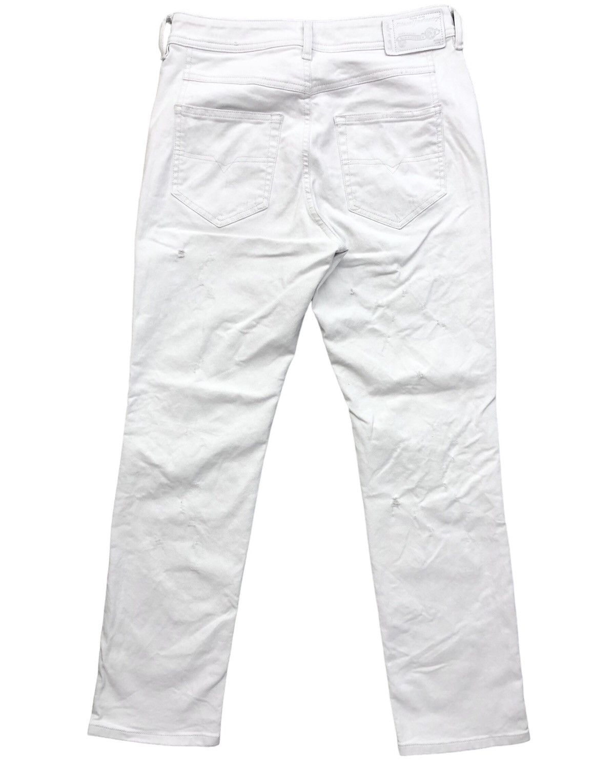 Diesel Diesel Reen-Patch Stretch Regular Straight Distressed Jeans Size US 28 / EU 44 - 2 Thumbnail