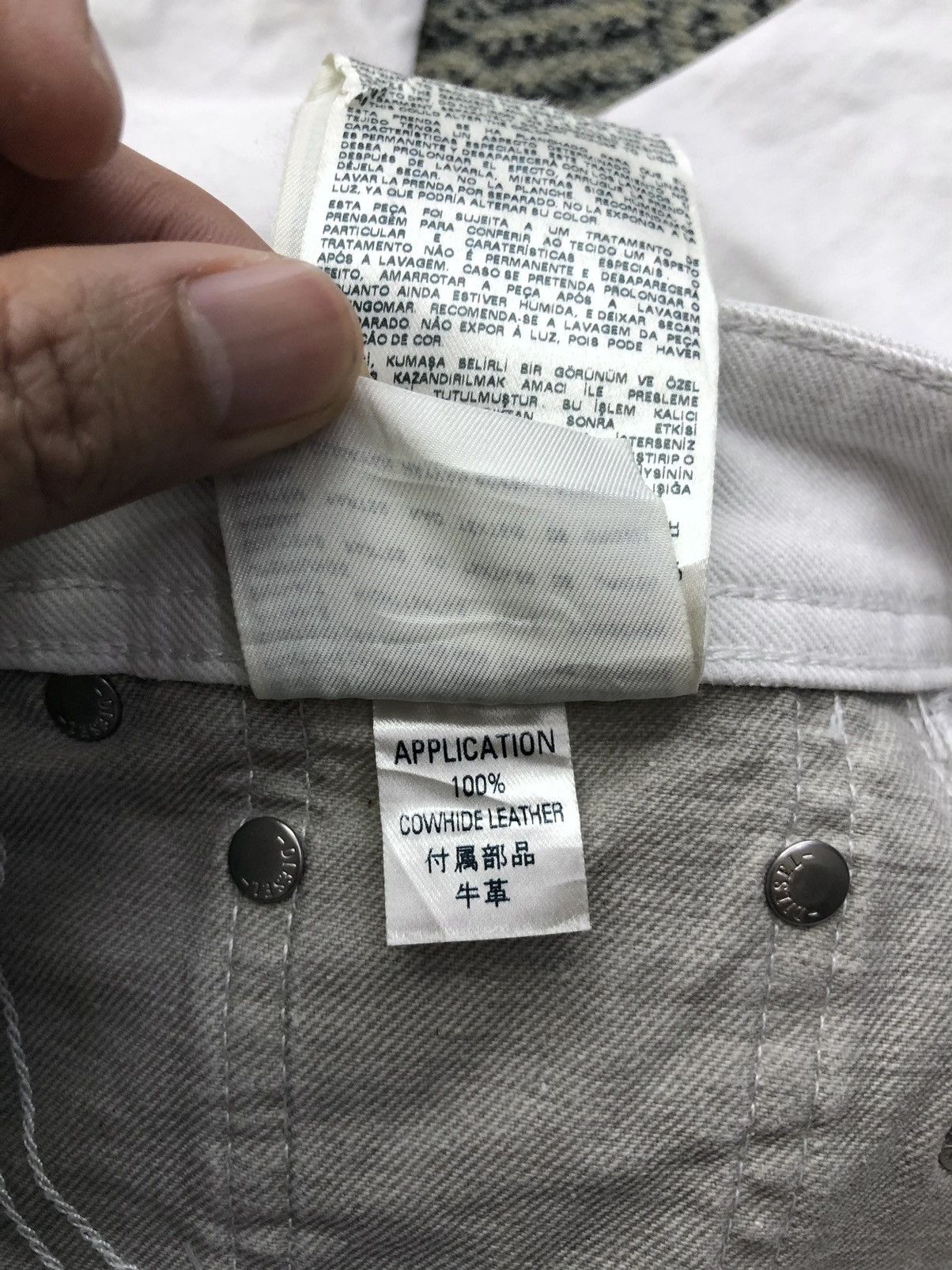 Diesel Diesel Reen-Patch Stretch Regular Straight Distressed Jeans Size US 28 / EU 44 - 25 Thumbnail