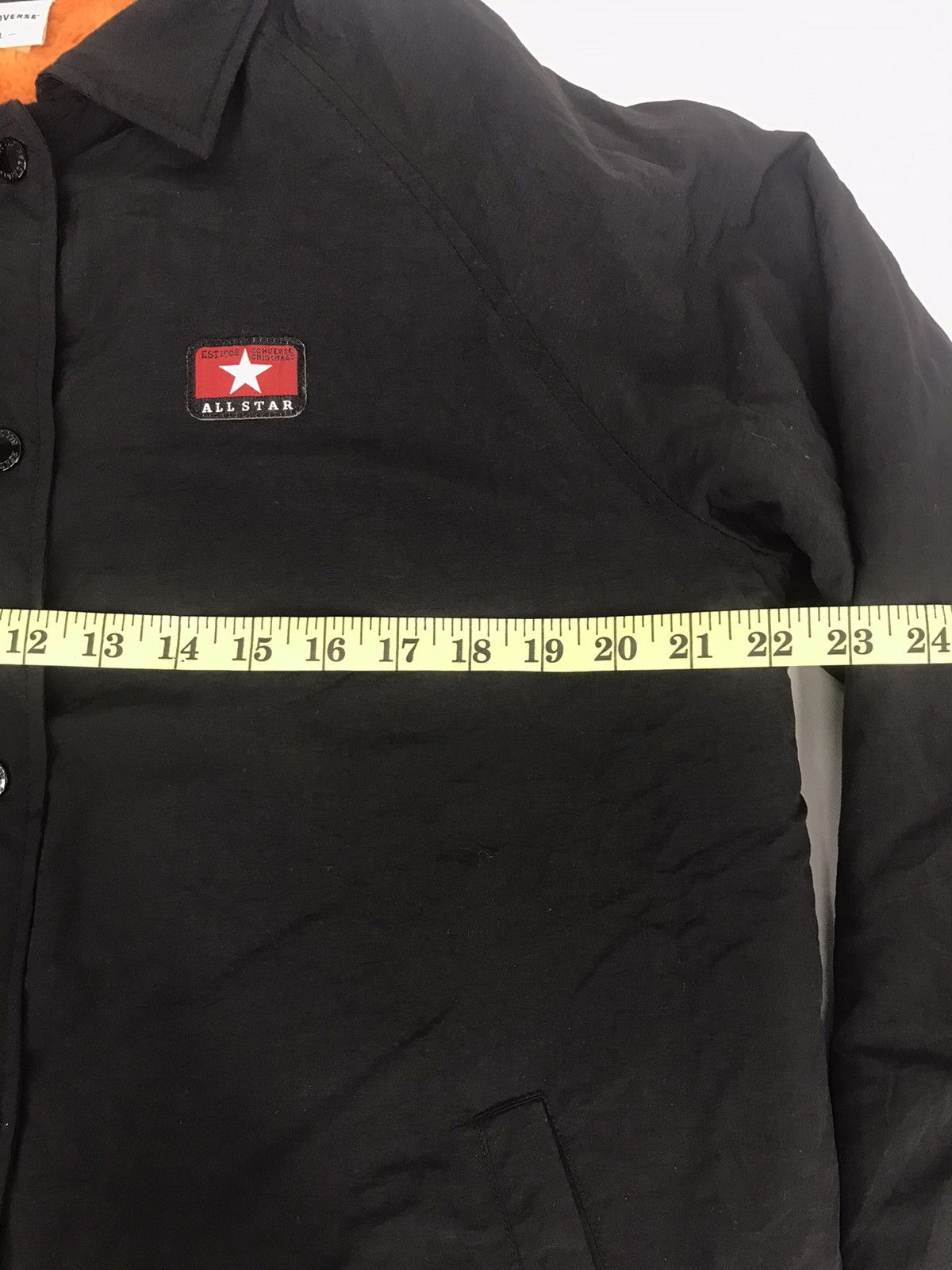 Converse Vintage Converse All Star Snap Button Jacket Sherpa Inner Size US L / EU 52-54 / 3 - 6 Thumbnail