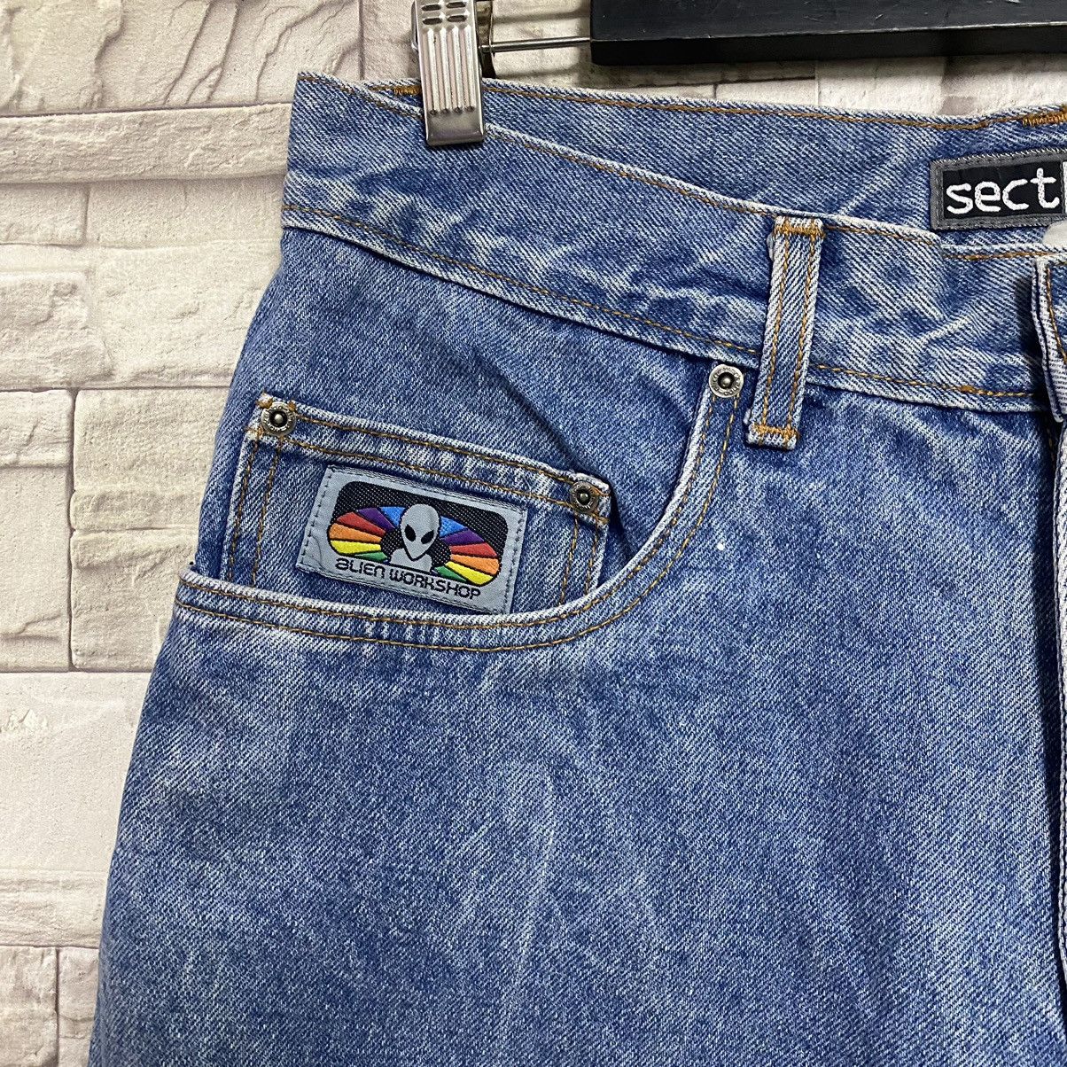 Alien Workshop Vintage Alien Workshop Denim Baggy Jeans Made in Usa Size US 32 / EU 48 - 7 Thumbnail