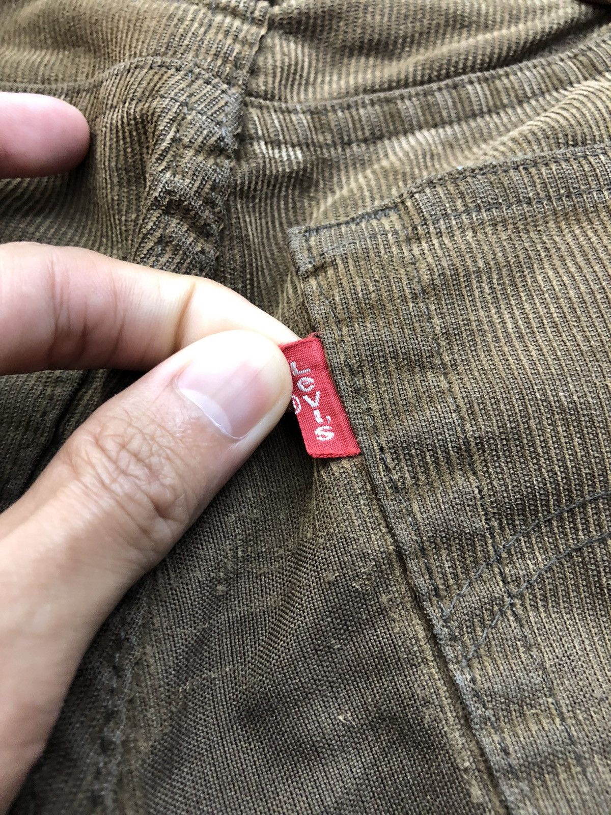 Levi's Vintage Levis 502 Corduroy Brown Jeans Size US 28 / EU 44 - 17 Thumbnail