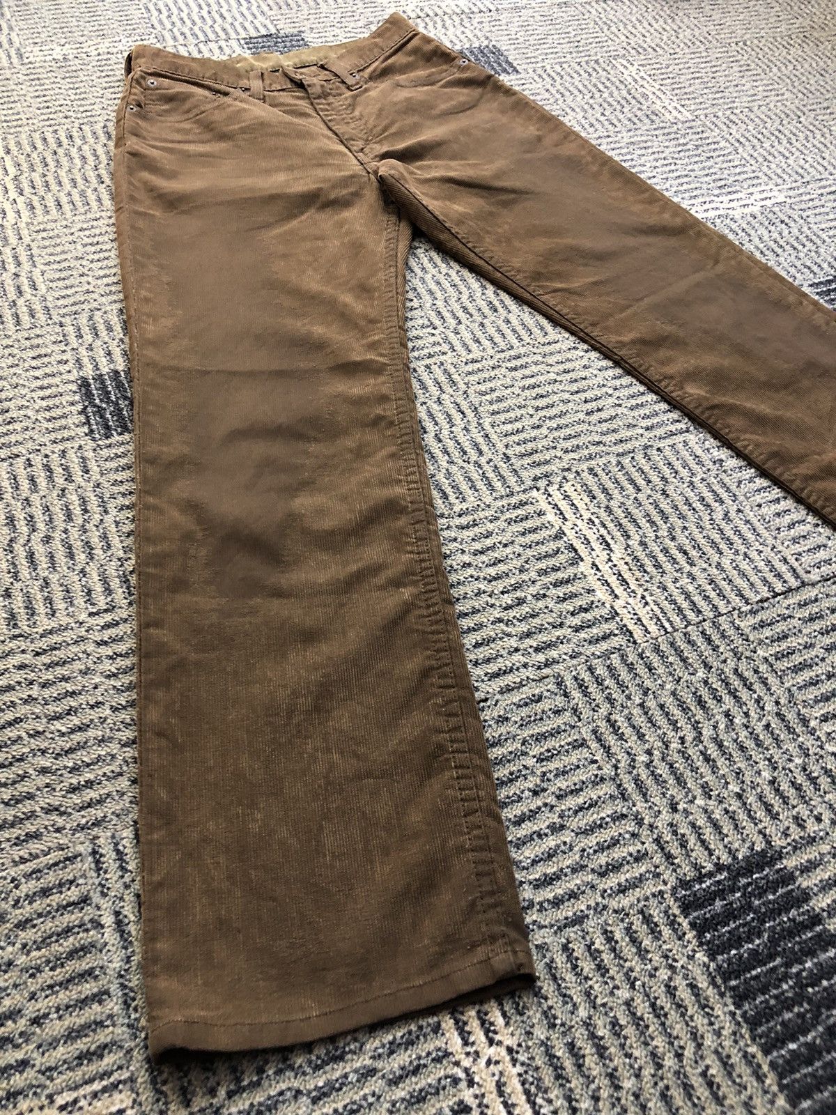 Levi's Vintage Levis 502 Corduroy Brown Jeans Size US 28 / EU 44 - 4 Thumbnail