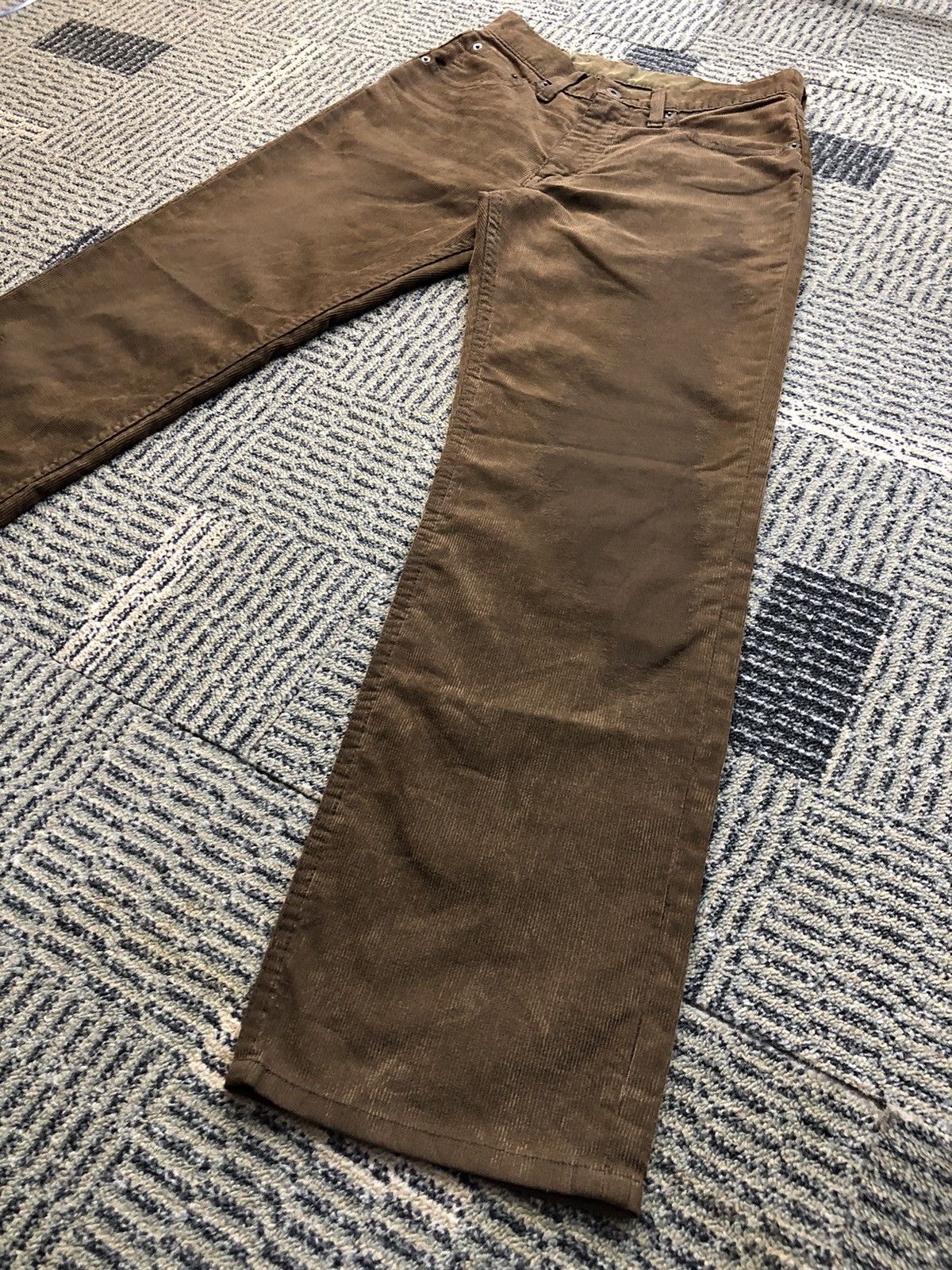 Levi's Vintage Levis 502 Corduroy Brown Jeans Size US 28 / EU 44 - 3 Thumbnail